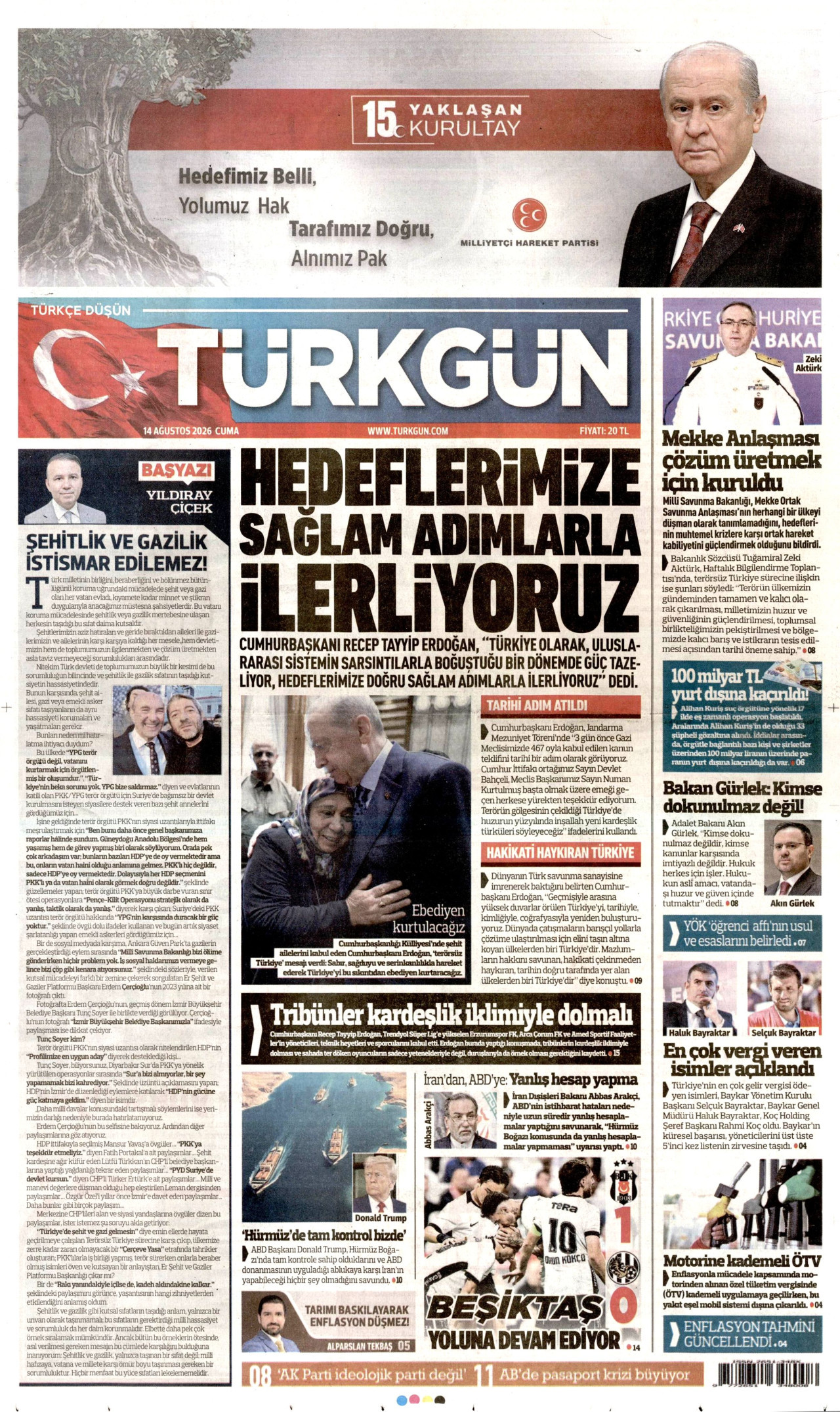 Gazeteler bugün ne yazdı? (14 Ağustos) - 5. fotoğraf