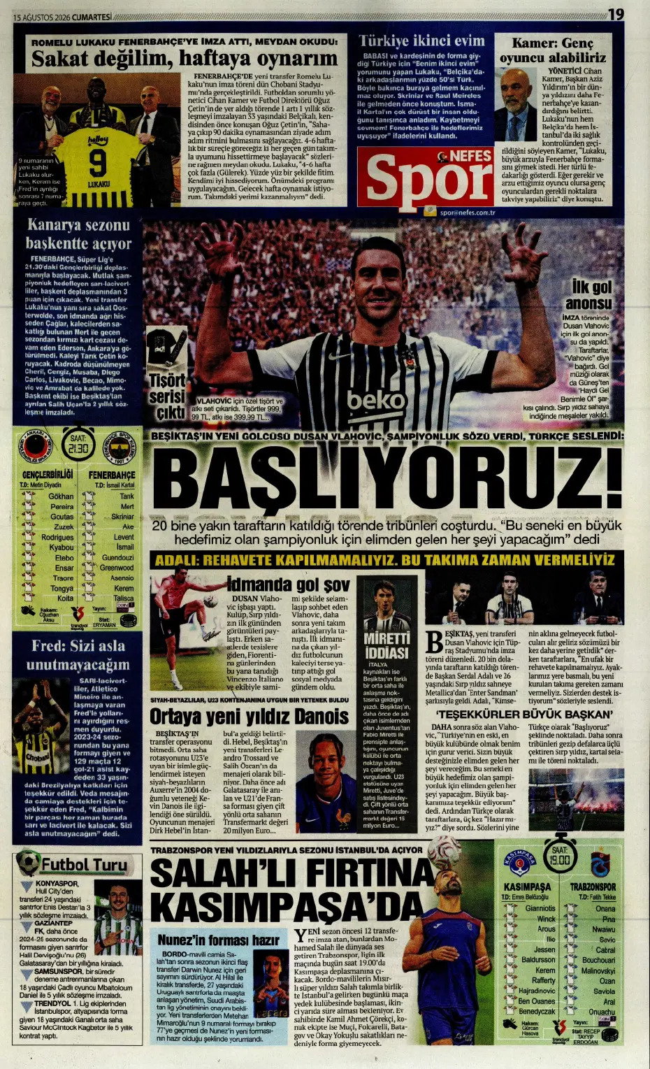 Okan Buruk: Hazır değiliz | Spor manşetleri - 14. fotoğraf