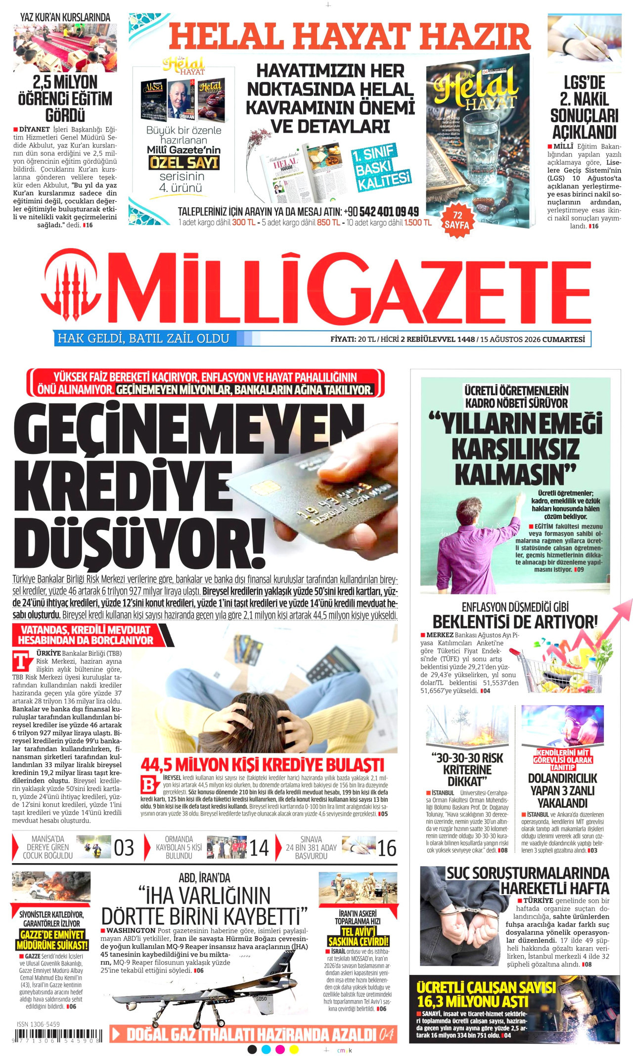 Gazeteler bugün ne yazdı? (15 Ağustos) - 5. fotoğraf