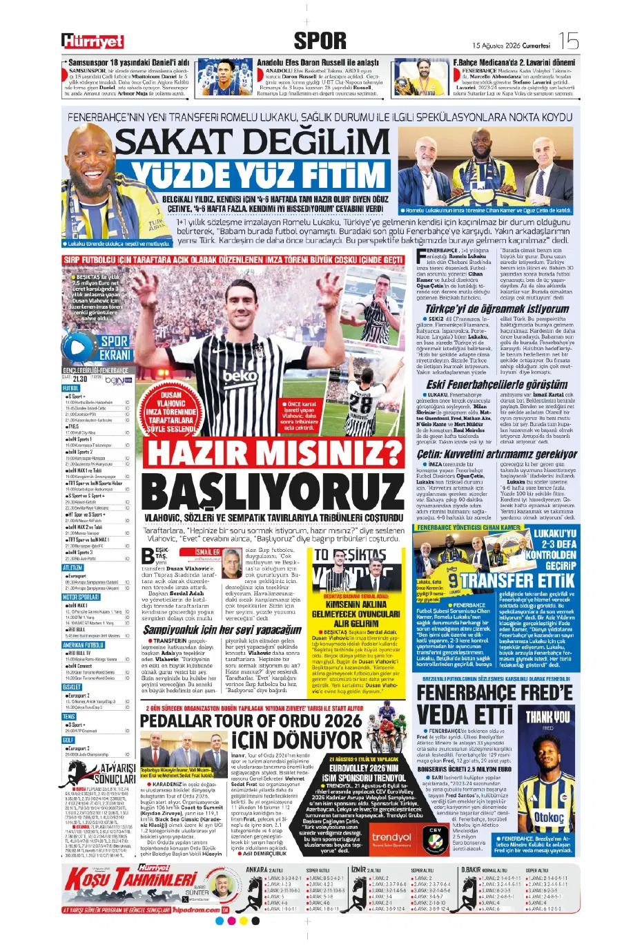 Okan Buruk: Hazır değiliz | Spor manşetleri - 6. fotoğraf