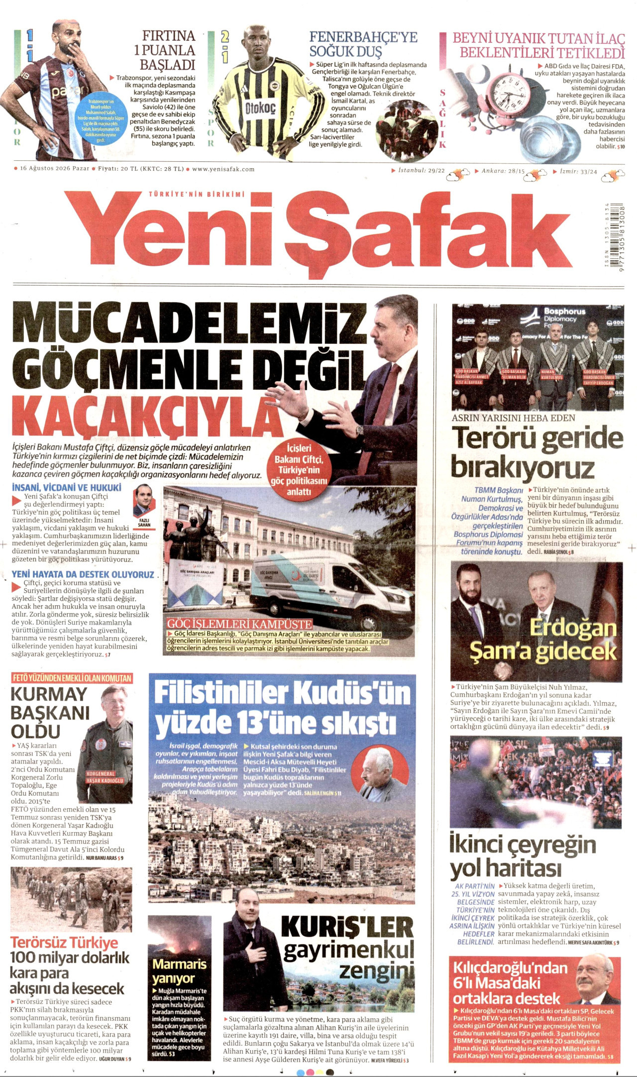 Gazeteler bugün ne yazdı? (16 Ağustos) - 8. fotoğraf
