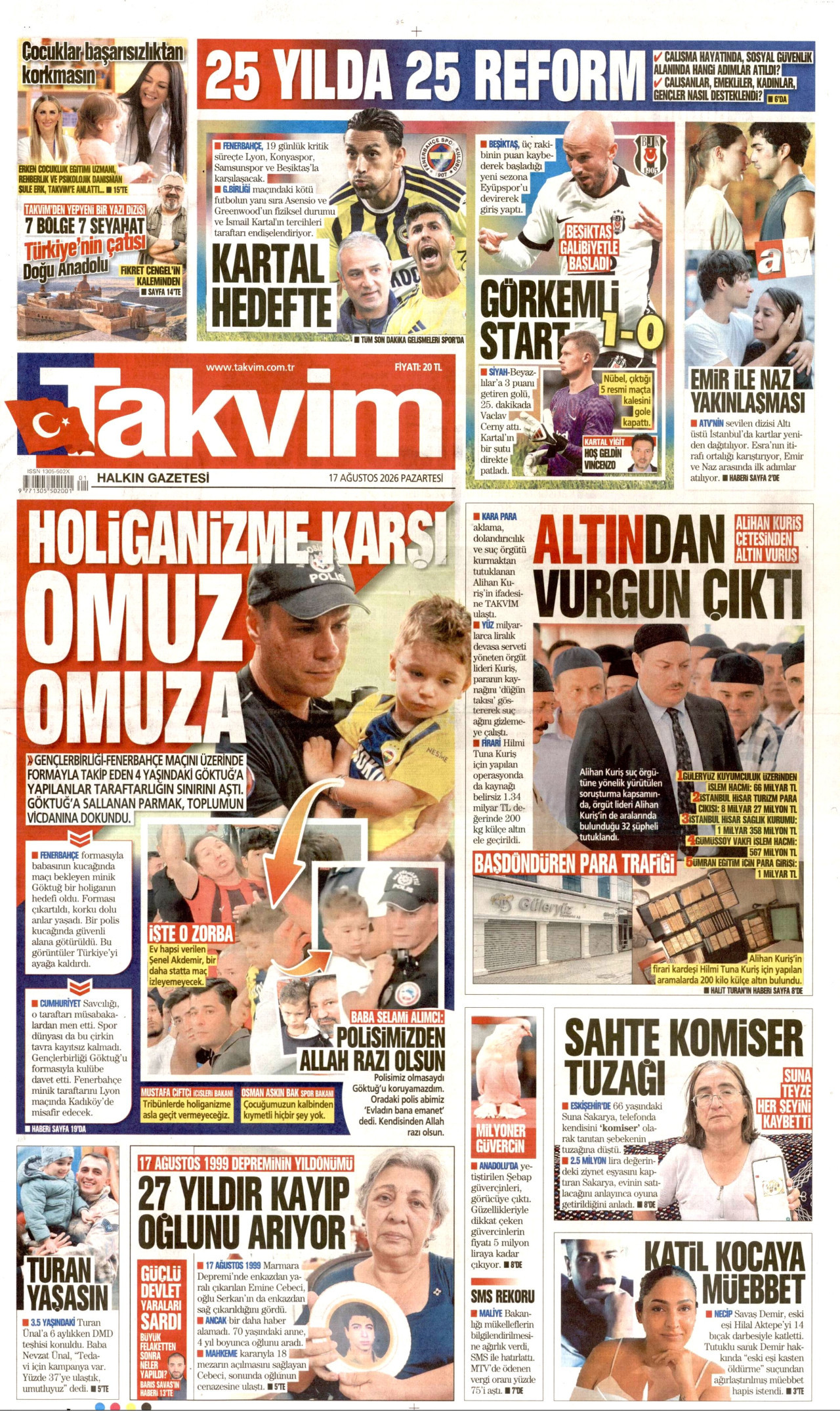Gazeteler bugün ne yazdı? (17 Ağustos) - 6. fotoğraf