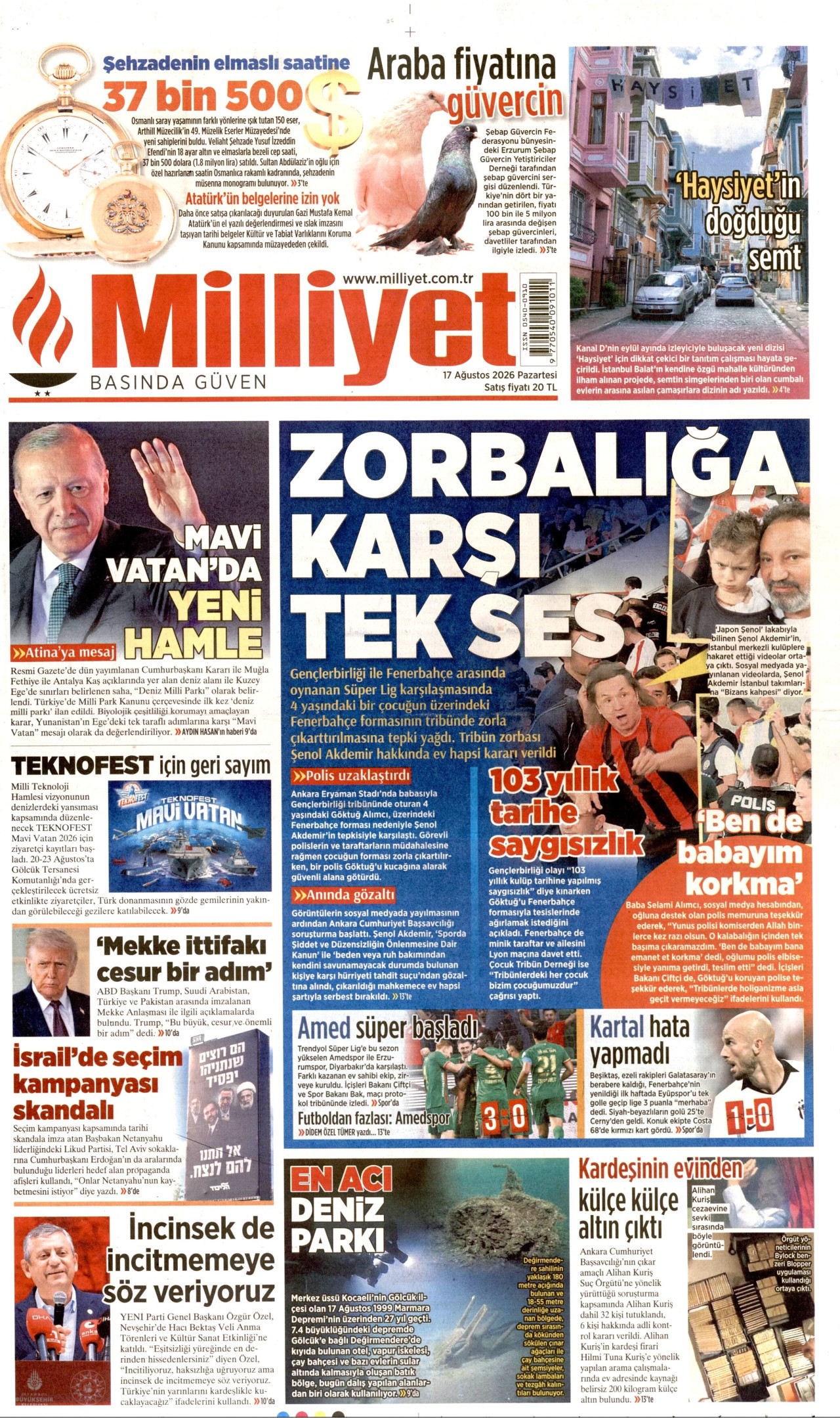 Gazeteler bugün ne yazdı? (17 Ağustos) - 10. fotoğraf