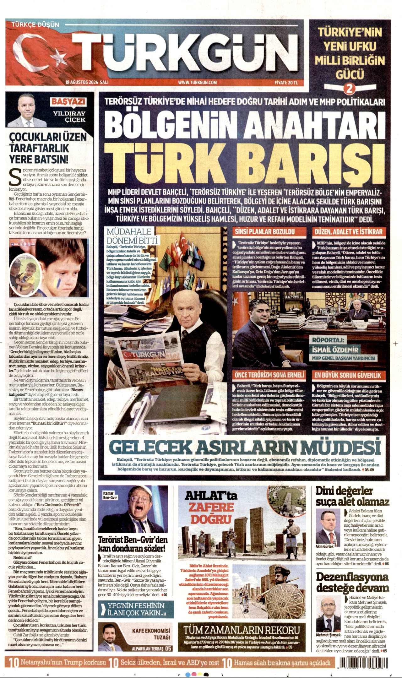 Gazeteler bugün ne yazdı? (18 Ağustos) - 6. fotoğraf
