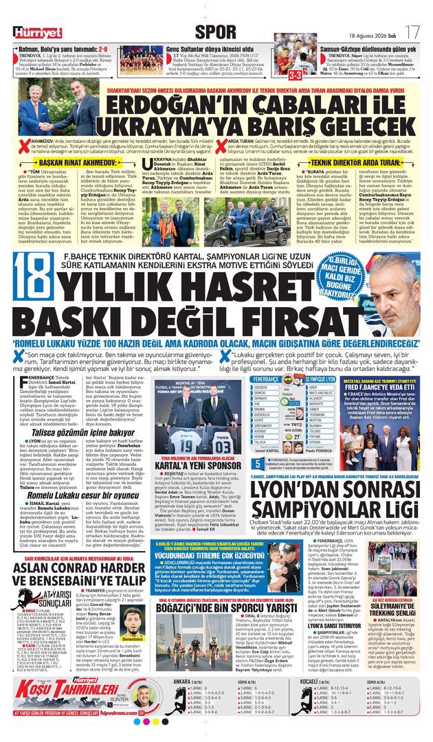 Kadıköy'de dev maç | Spor manşetleri - 13. fotoğraf