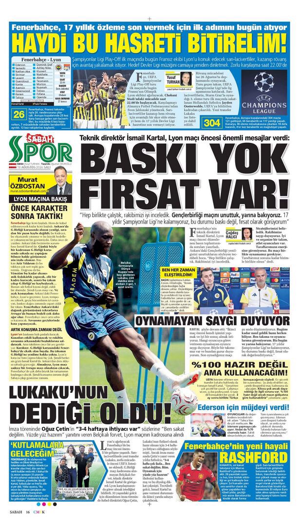 Kadıköy'de dev maç | Spor manşetleri - 14. fotoğraf