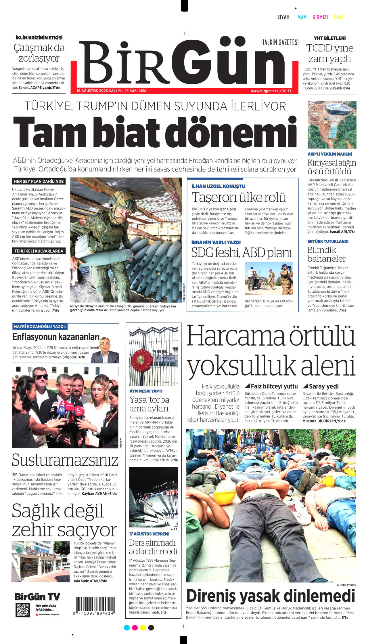 Gazeteler bugün ne yazdı? (18 Ağustos) - 1. fotoğraf