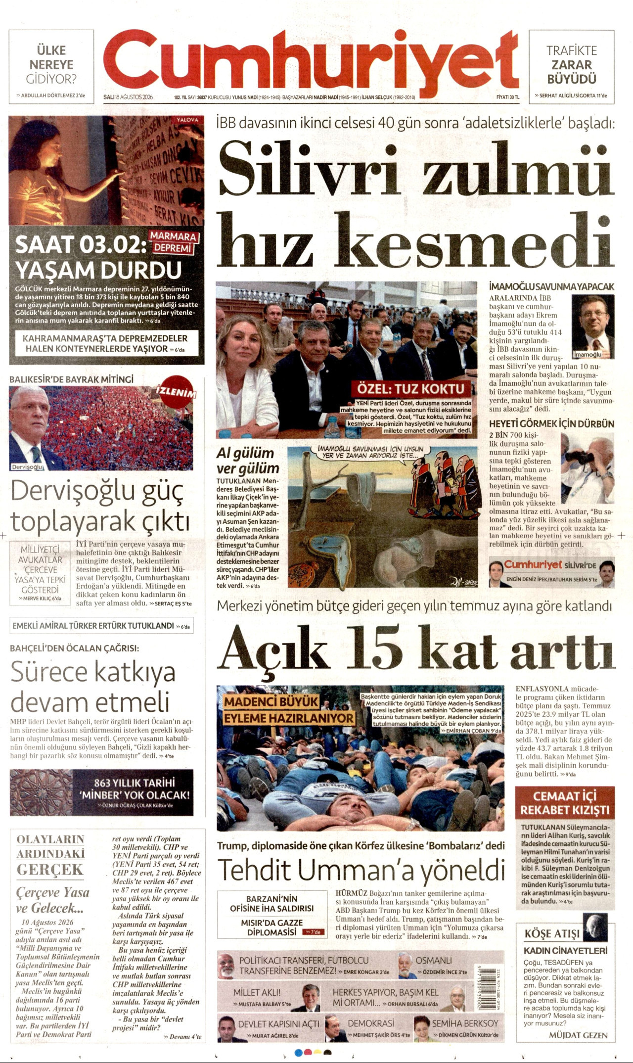 Gazeteler bugün ne yazdı? (18 Ağustos) - 4. fotoğraf