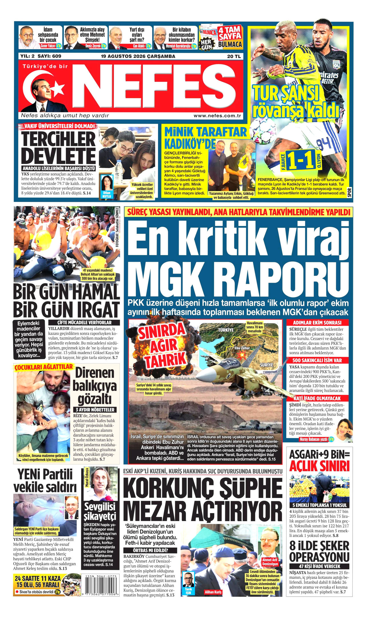 Gazeteler bugün ne yazdı? (19 Ağustos) - 2. fotoğraf