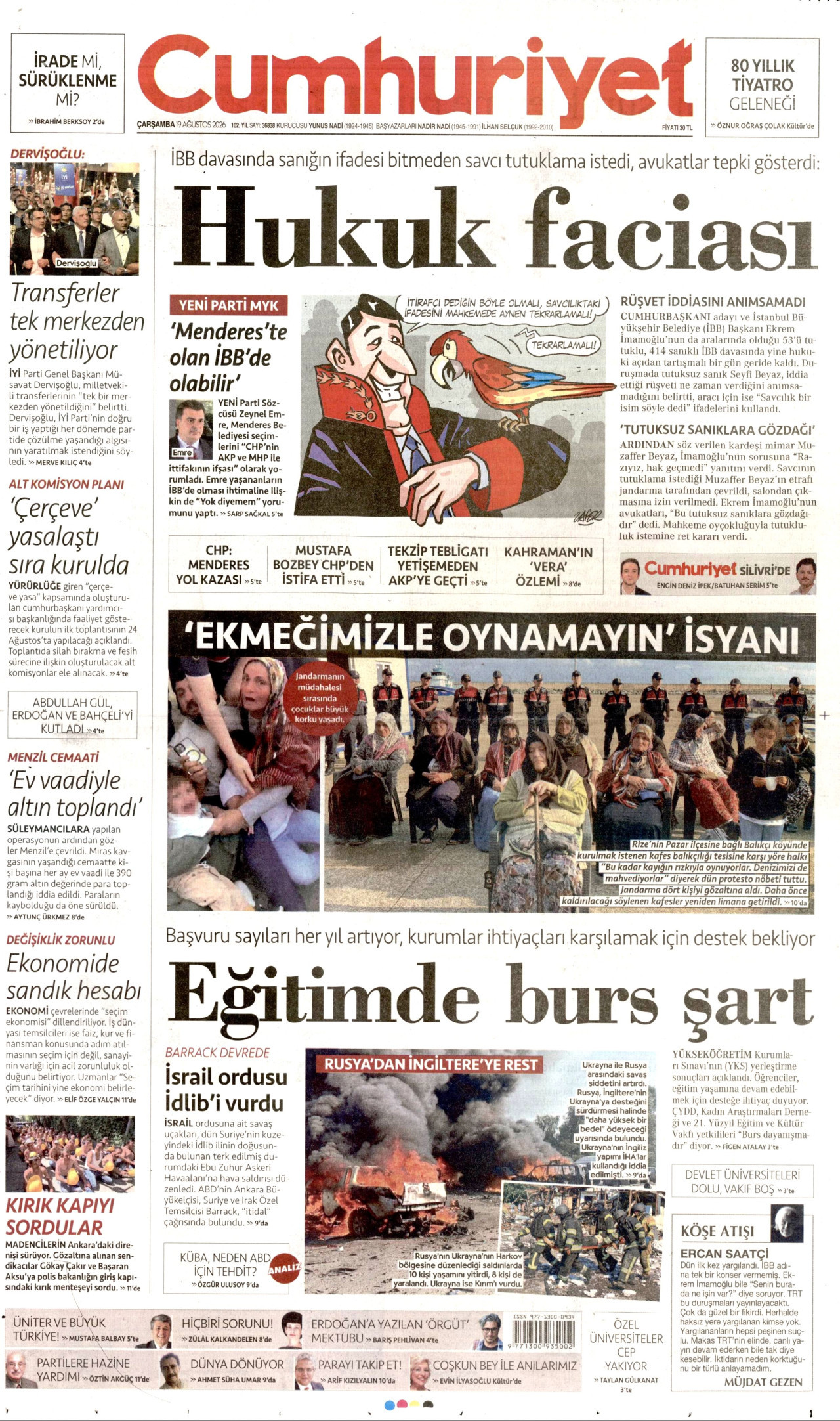 Gazeteler bugün ne yazdı? (19 Ağustos) - 3. fotoğraf