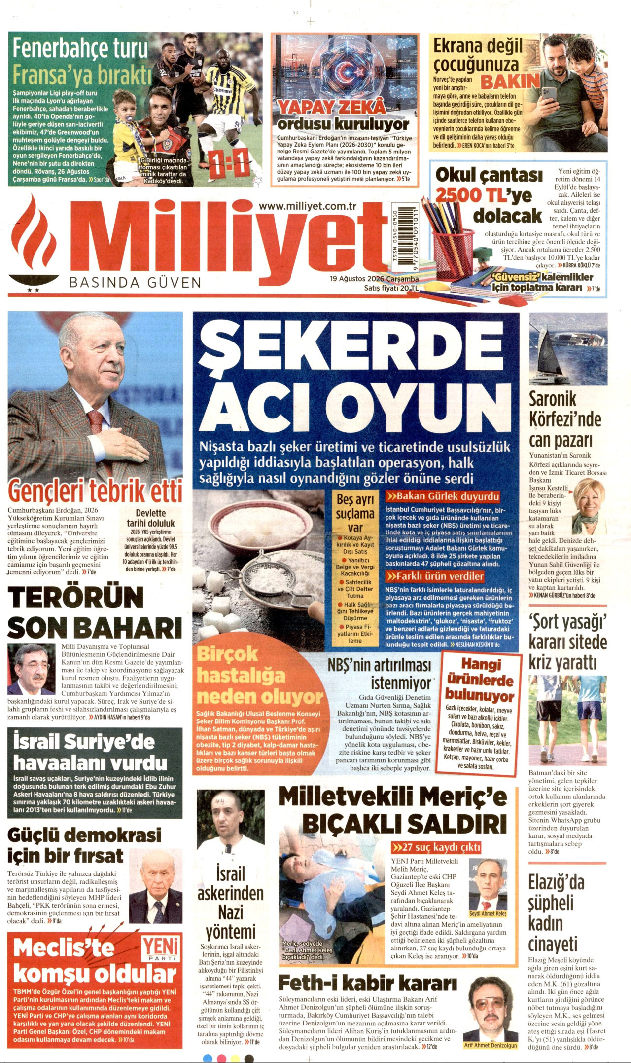 Gazeteler bugün ne yazdı? (19 Ağustos) - 7. fotoğraf