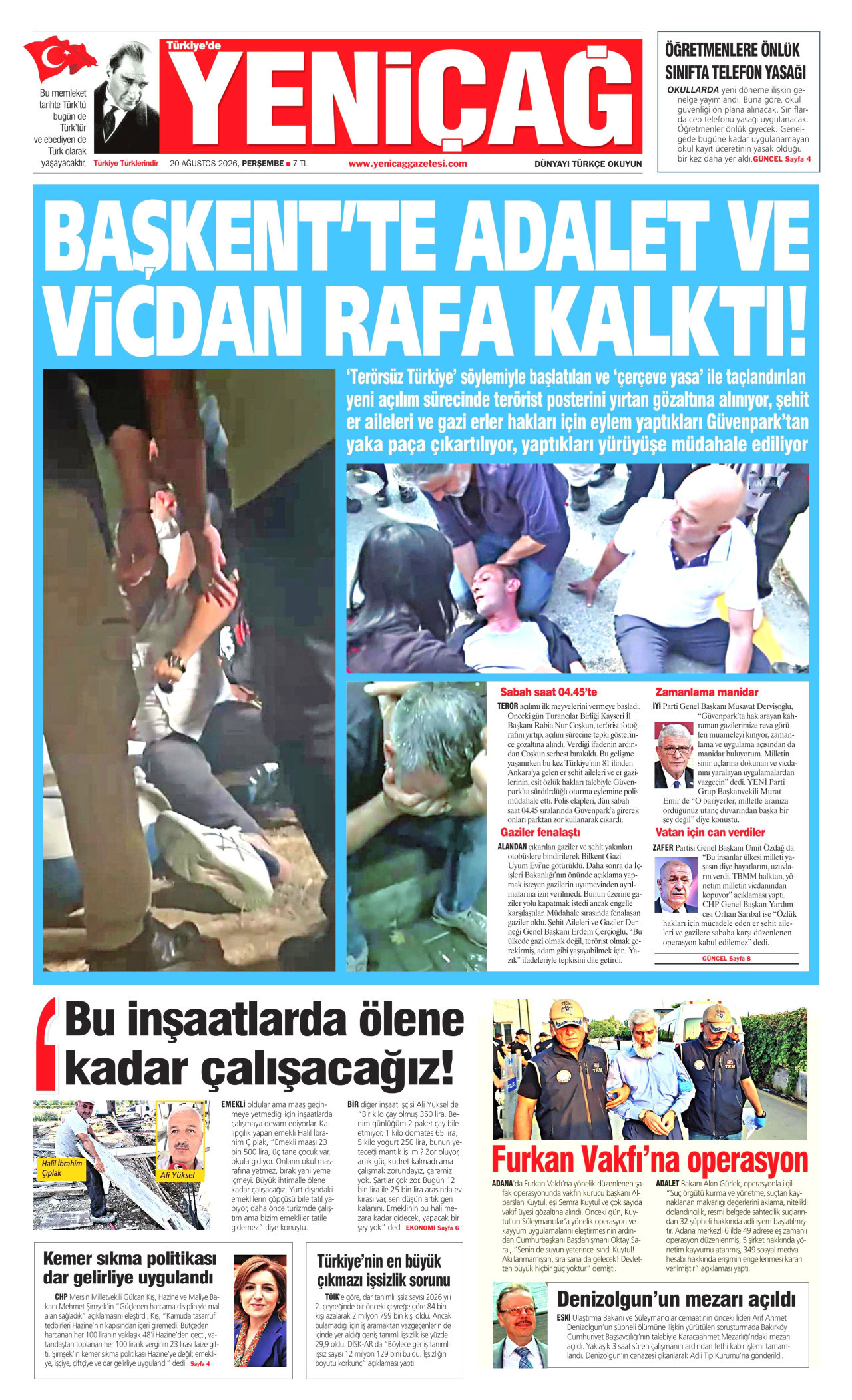 Gazeteler bugün ne yazdı? (20 Ağustos) - 2. fotoğraf