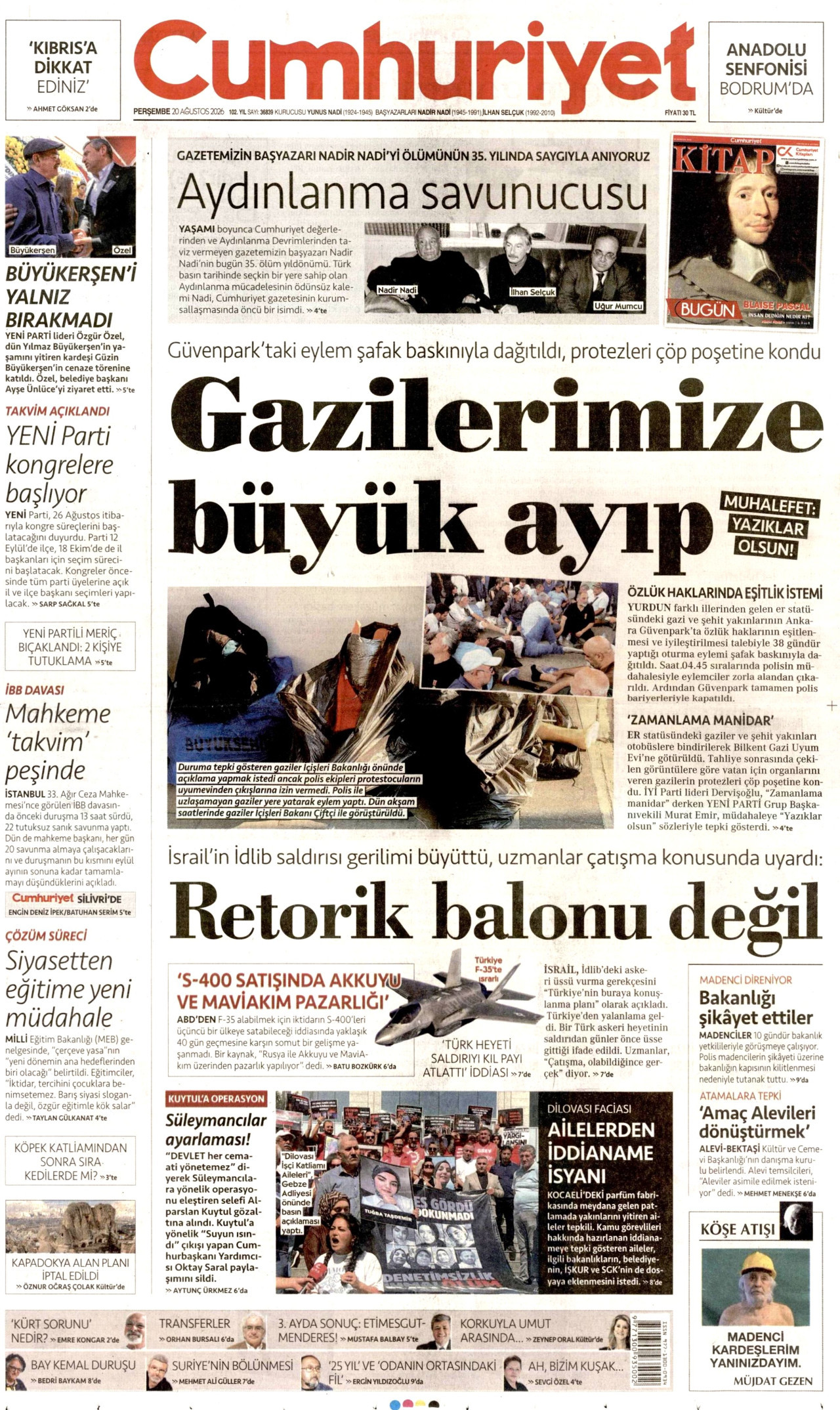 Gazeteler bugün ne yazdı? (20 Ağustos) - 3. fotoğraf