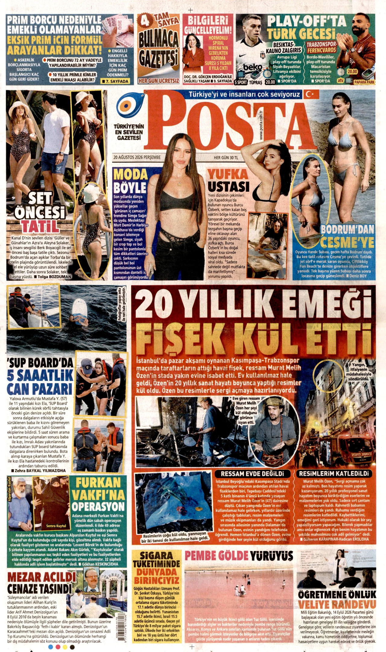 Gazeteler bugün ne yazdı? (20 Ağustos) - 11. fotoğraf