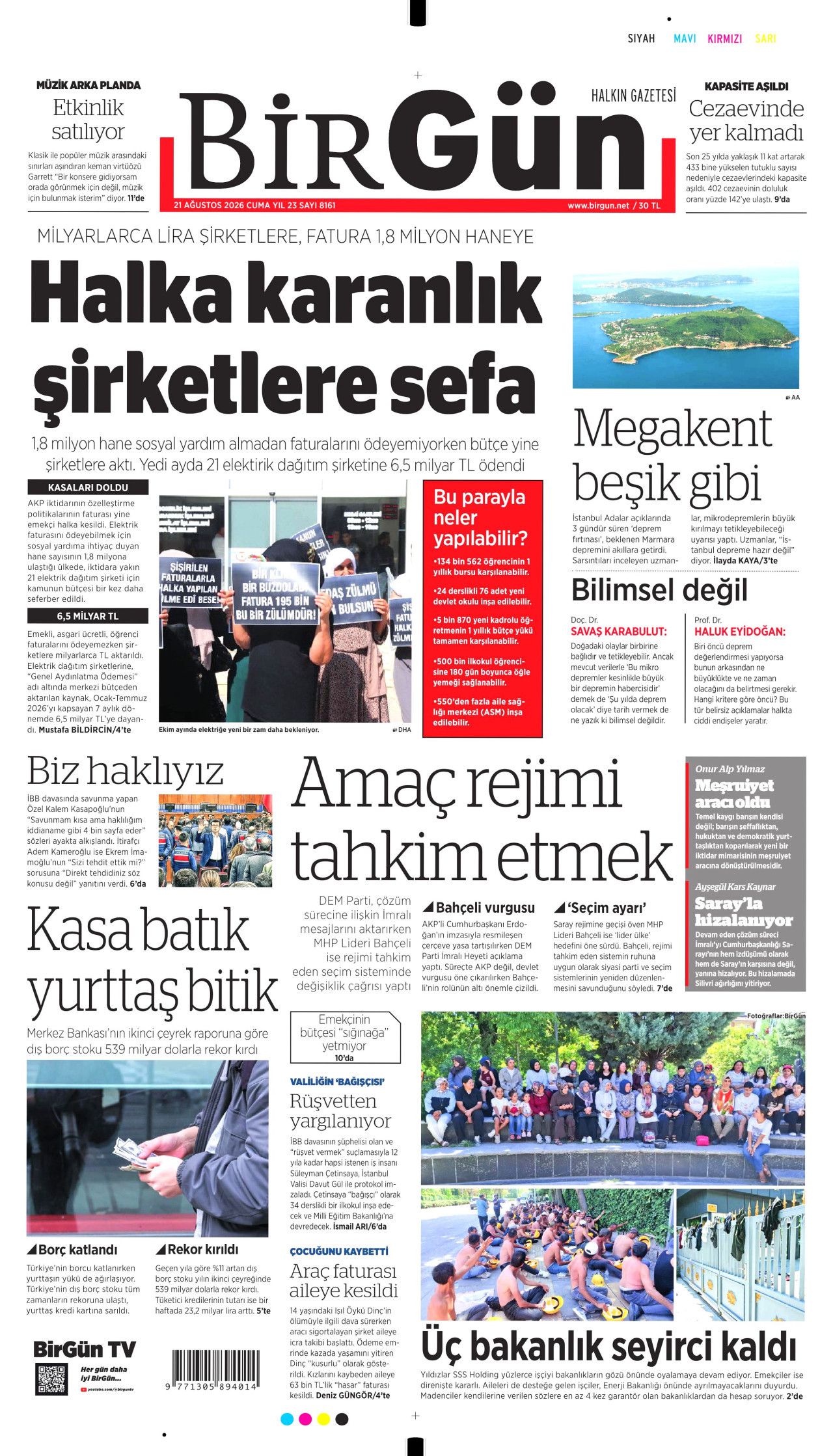 Gazeteler bugün ne yazdı? (21 Ağustos) - 1. fotoğraf