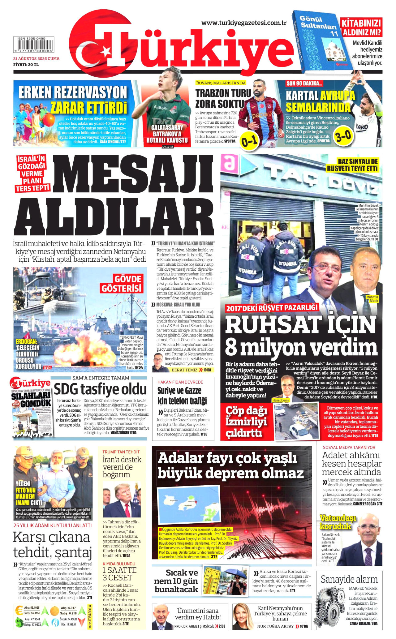Gazeteler bugün ne yazdı? (21 Ağustos) - 4. fotoğraf