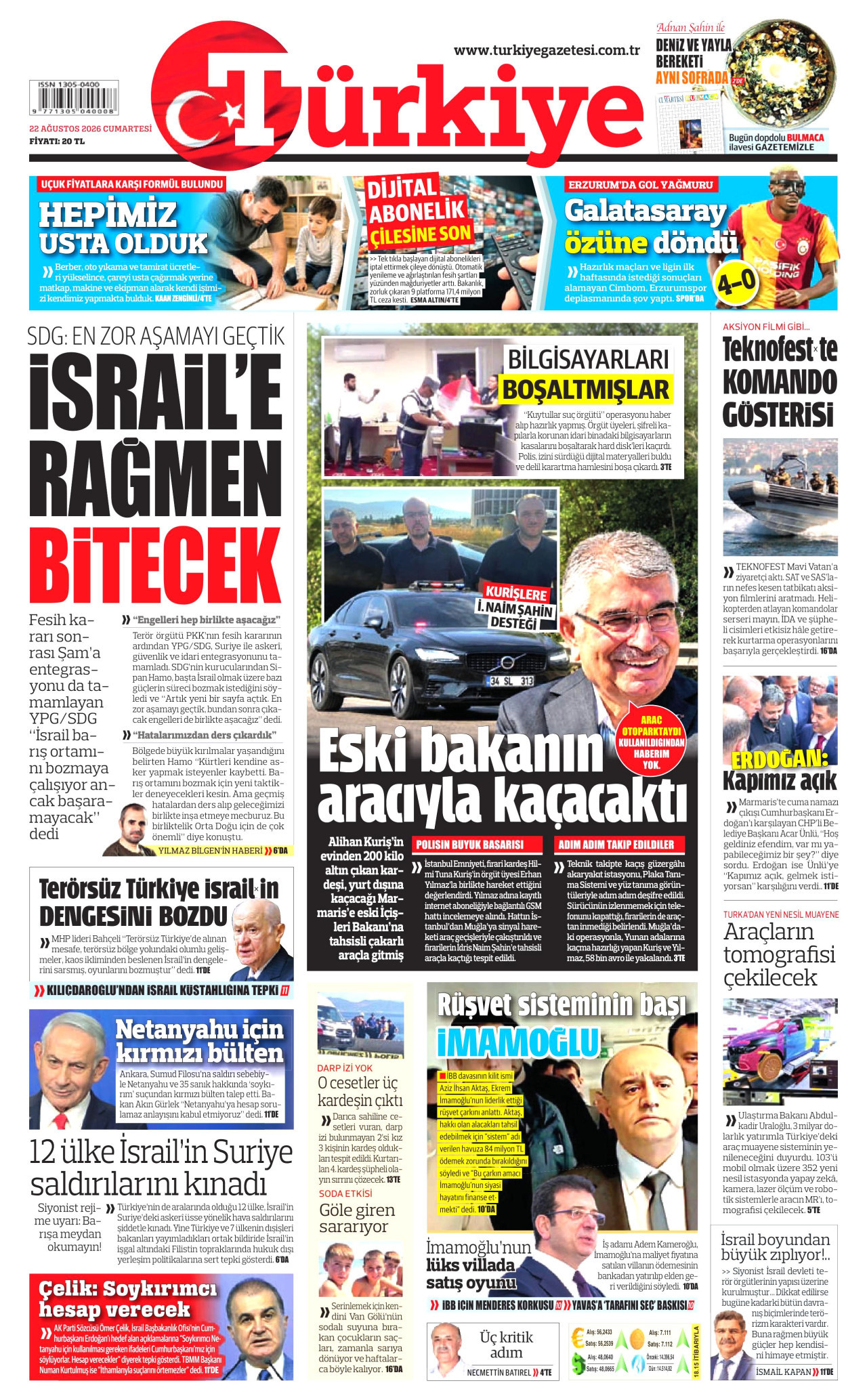 Gazeteler bugün ne yazdı? (22 Ağustos) - 5. fotoğraf