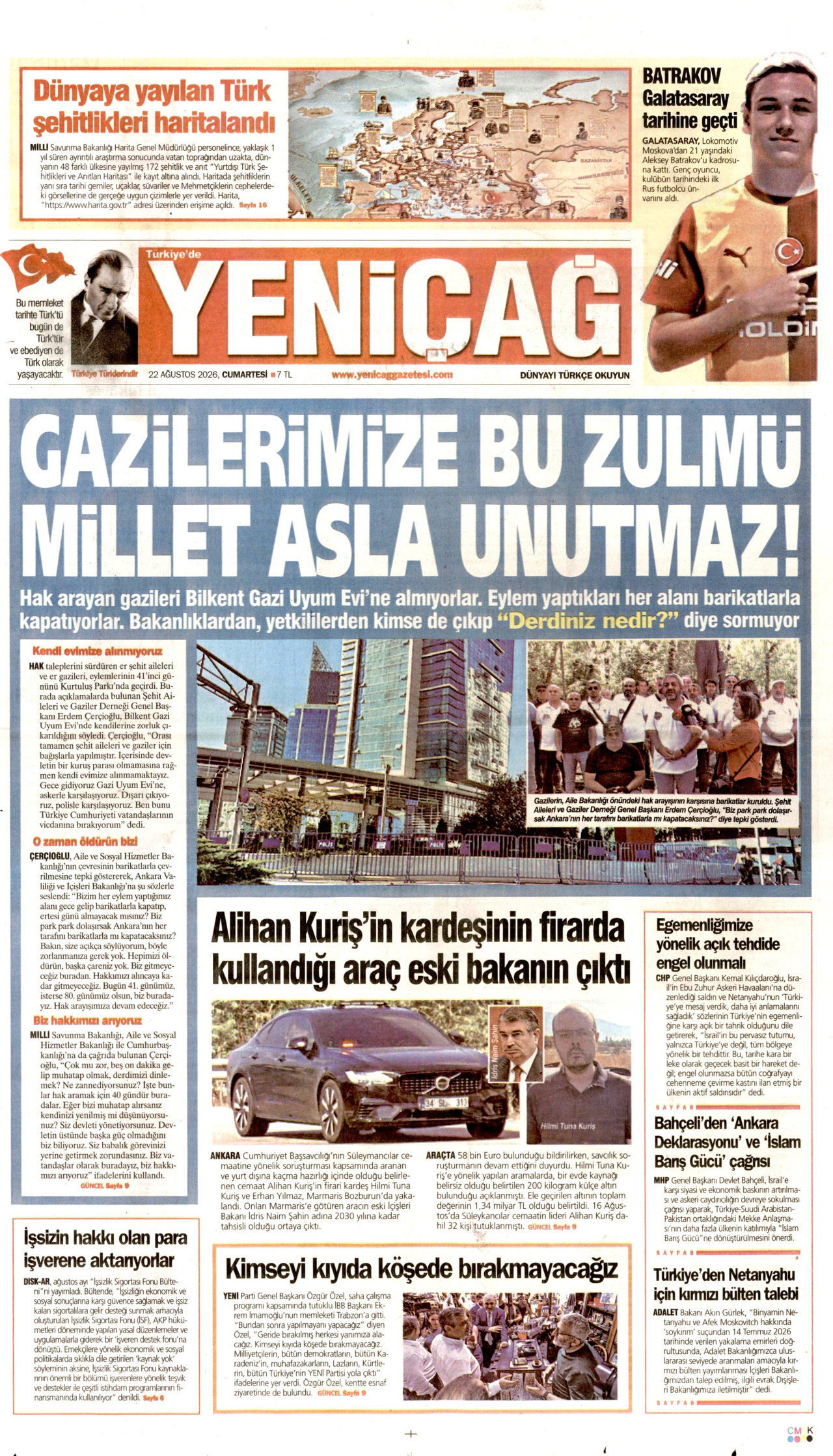 Gazeteler bugün ne yazdı? (22 Ağustos) - 6. fotoğraf
