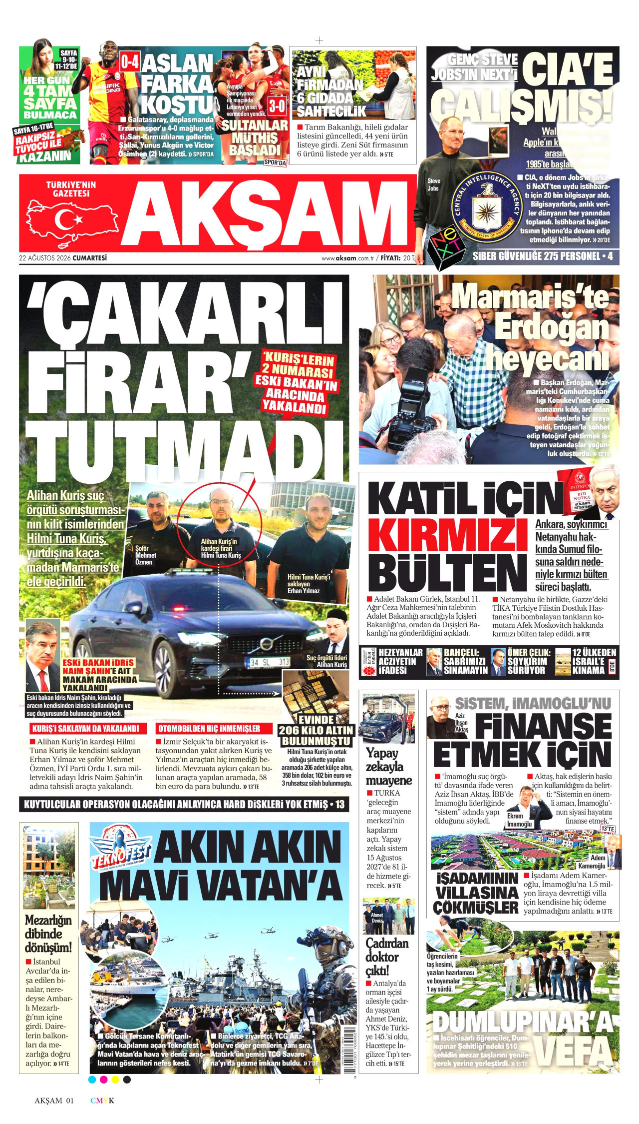 Gazeteler bugün ne yazdı? (22 Ağustos) - 9. fotoğraf