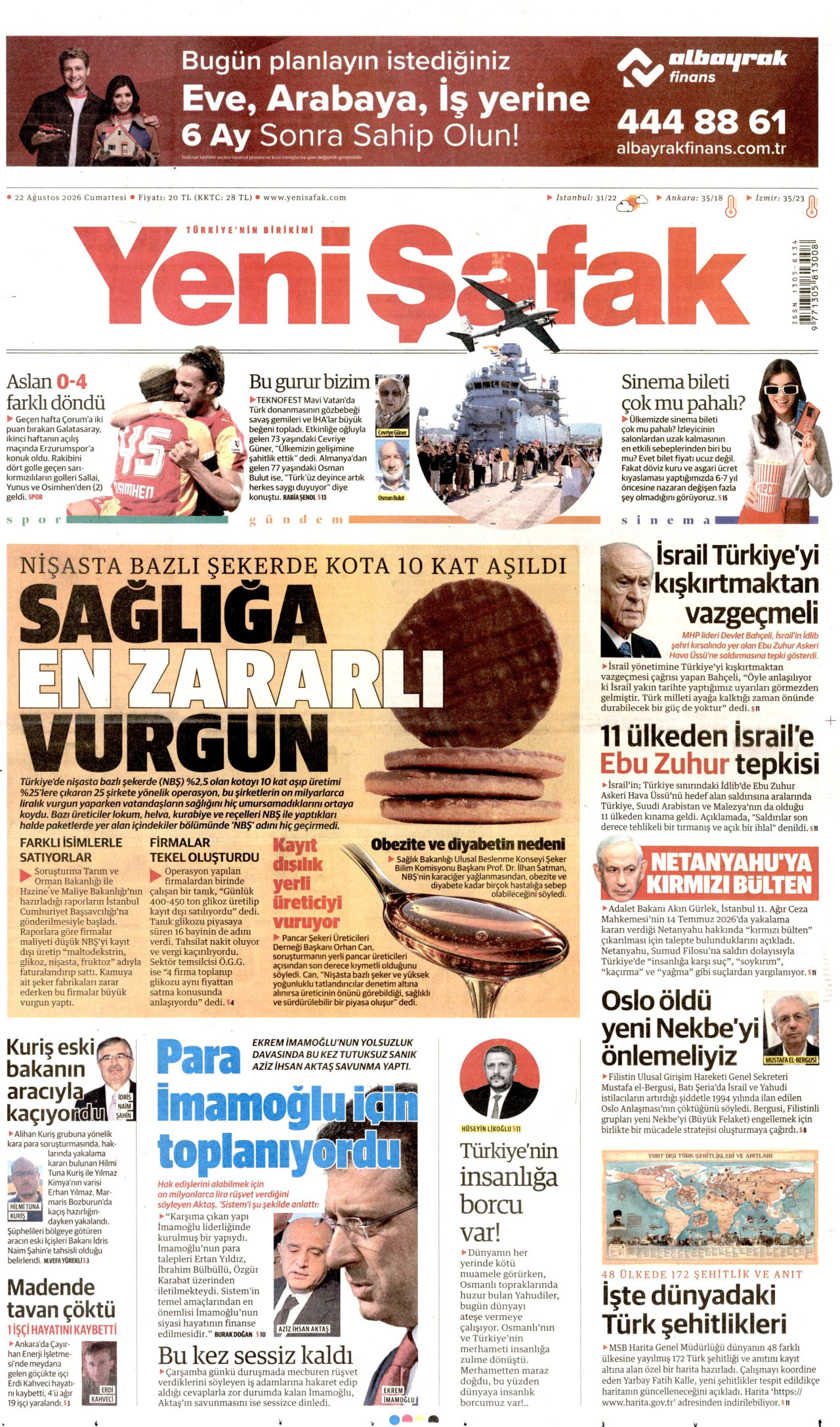 Gazeteler bugün ne yazdı? (22 Ağustos) - 7. fotoğraf