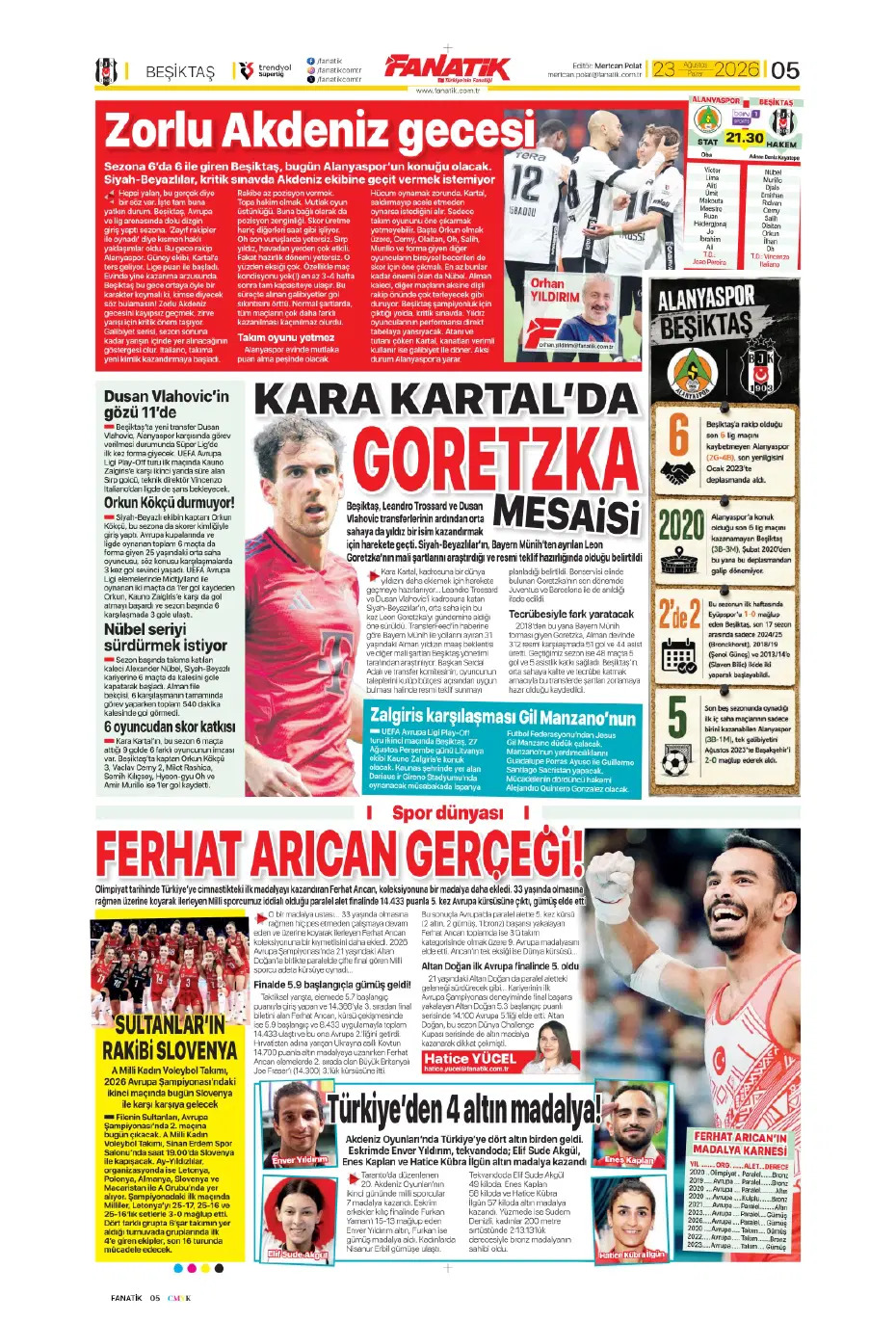 Seriye devam | Spor manşetleri - 14. fotoğraf