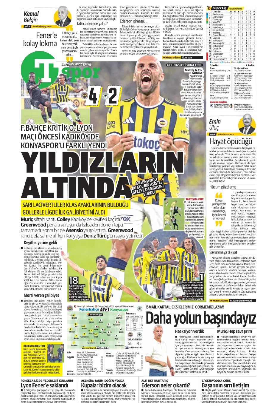 Seriye devam | Spor manşetleri - 13. fotoğraf