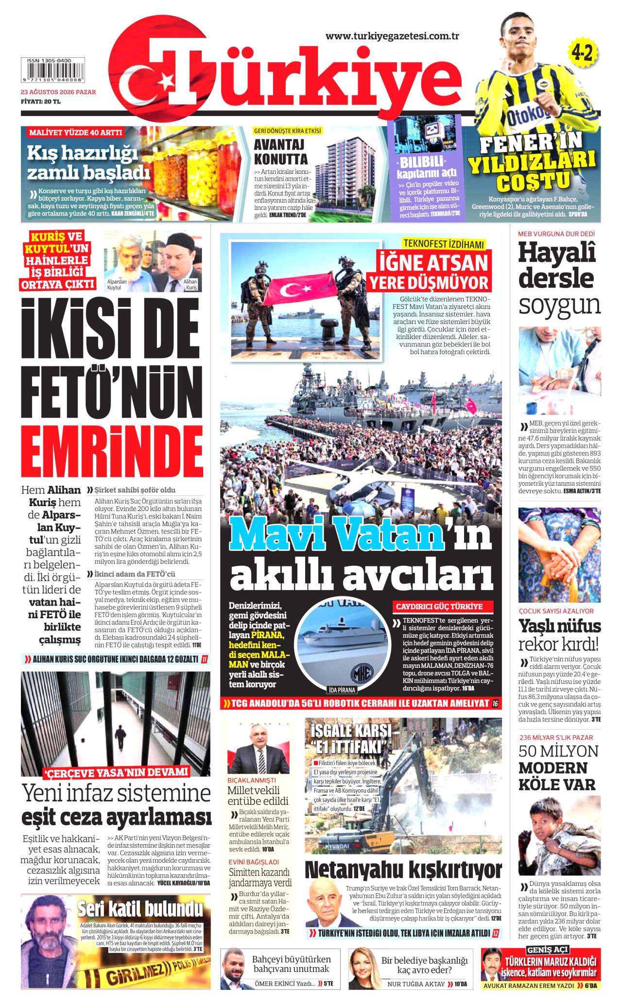 Gazeteler bugün ne yazdı? (23 Ağustos) - 3. fotoğraf