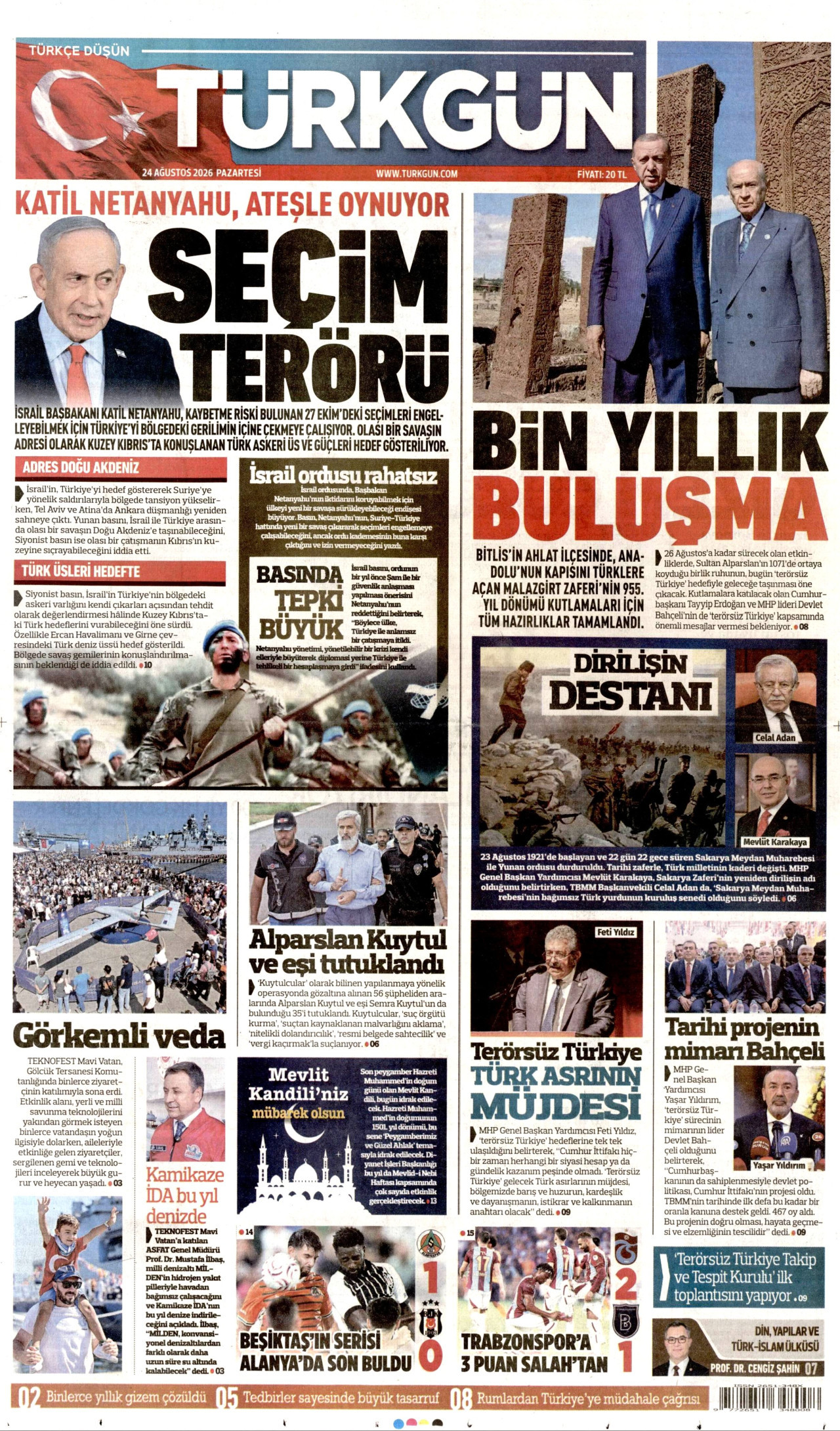 Gazeteler bugün ne yazdı? (24 Ağustos)  - 10. fotoğraf