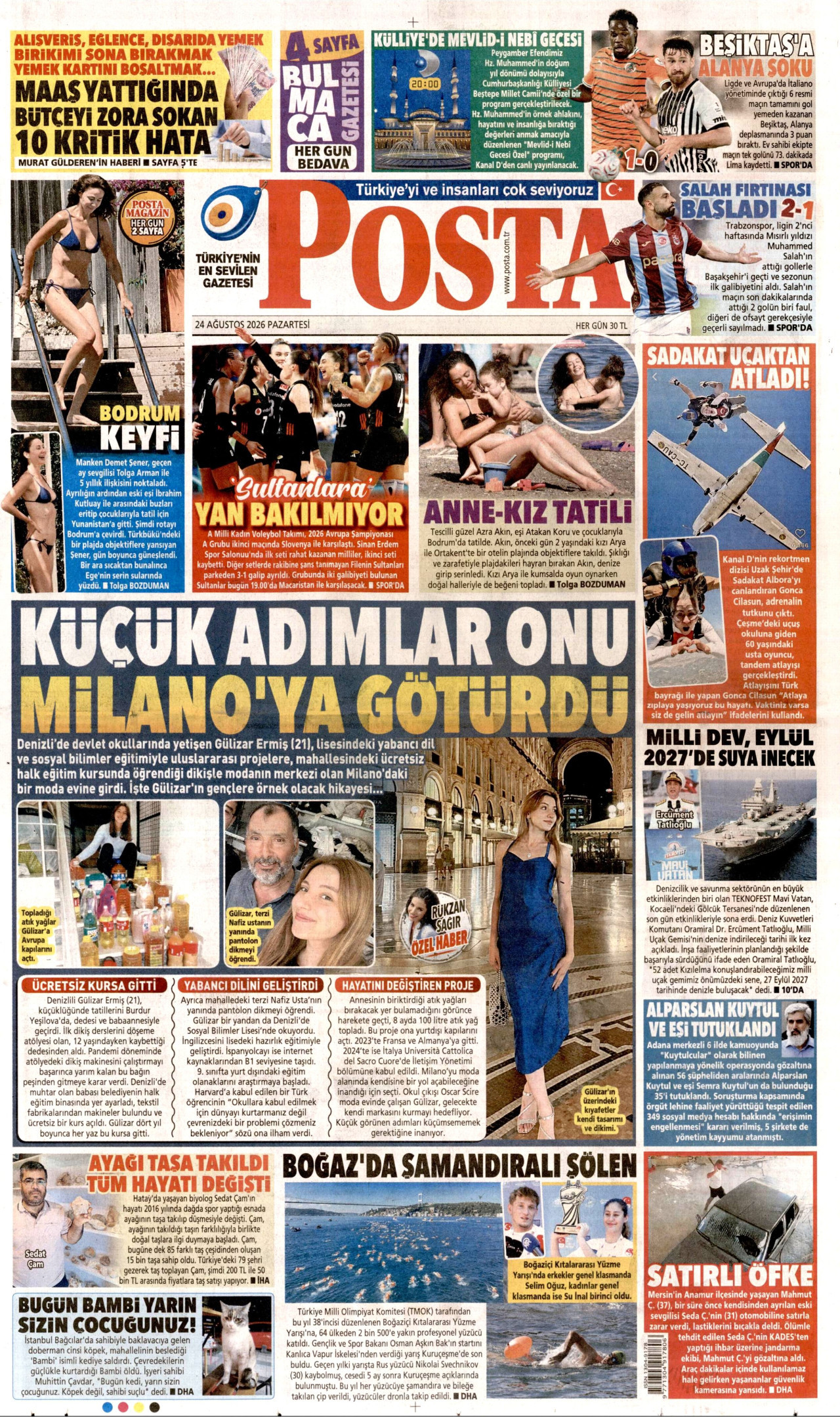 Gazeteler bugün ne yazdı? (24 Ağustos)  - 9. fotoğraf