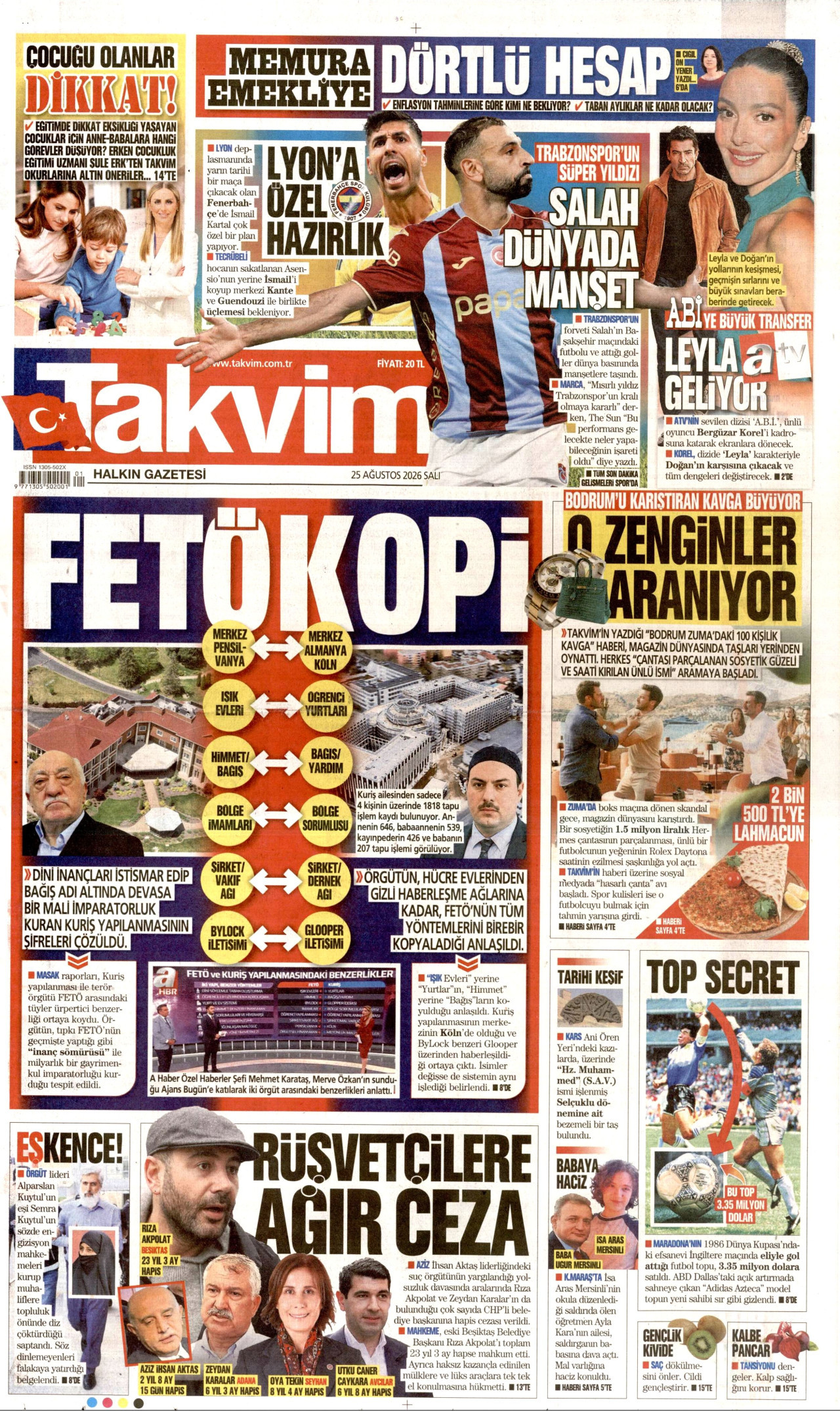 Gazeteler bugün ne yazdı? (25 Ağustos) - 10. fotoğraf