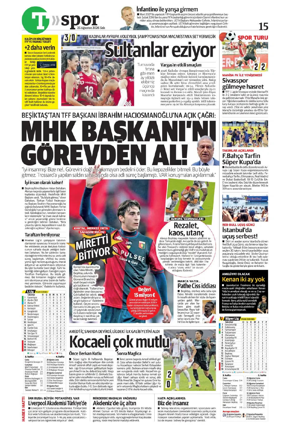 Sultanlar firesiz | Spor manşetleri - 14. fotoğraf