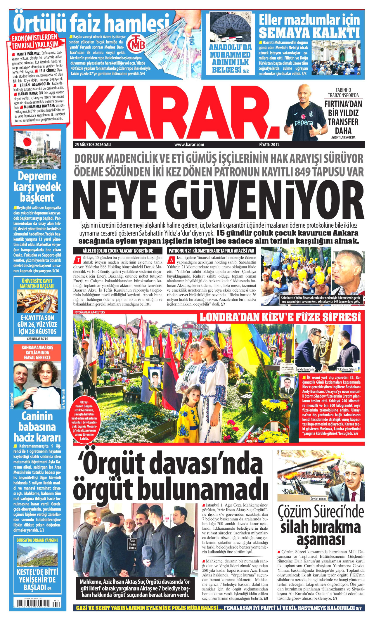 Gazeteler bugün ne yazdı? (25 Ağustos) - 8. fotoğraf