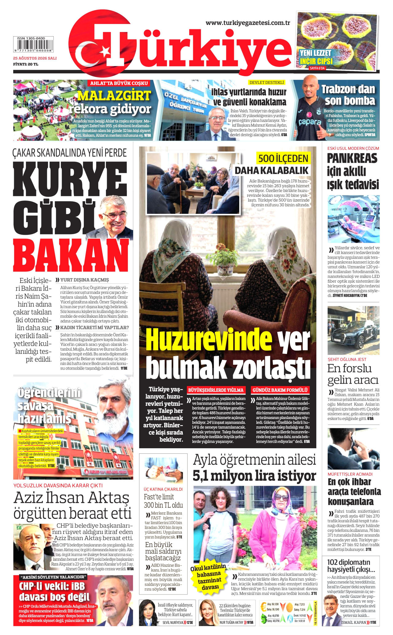 Gazeteler bugün ne yazdı? (25 Ağustos) - 3. fotoğraf