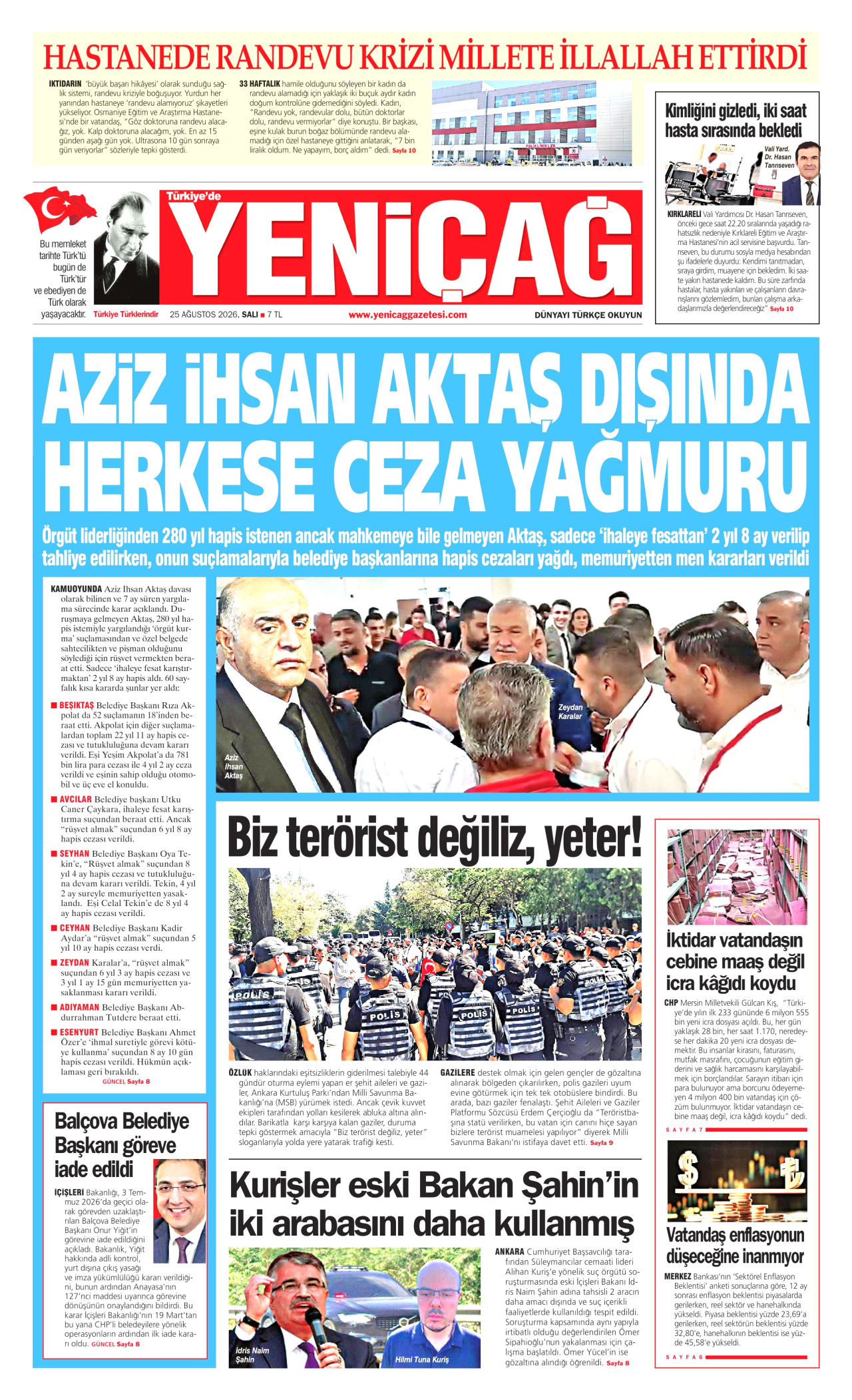 Gazeteler bugün ne yazdı? (25 Ağustos) - 4. fotoğraf