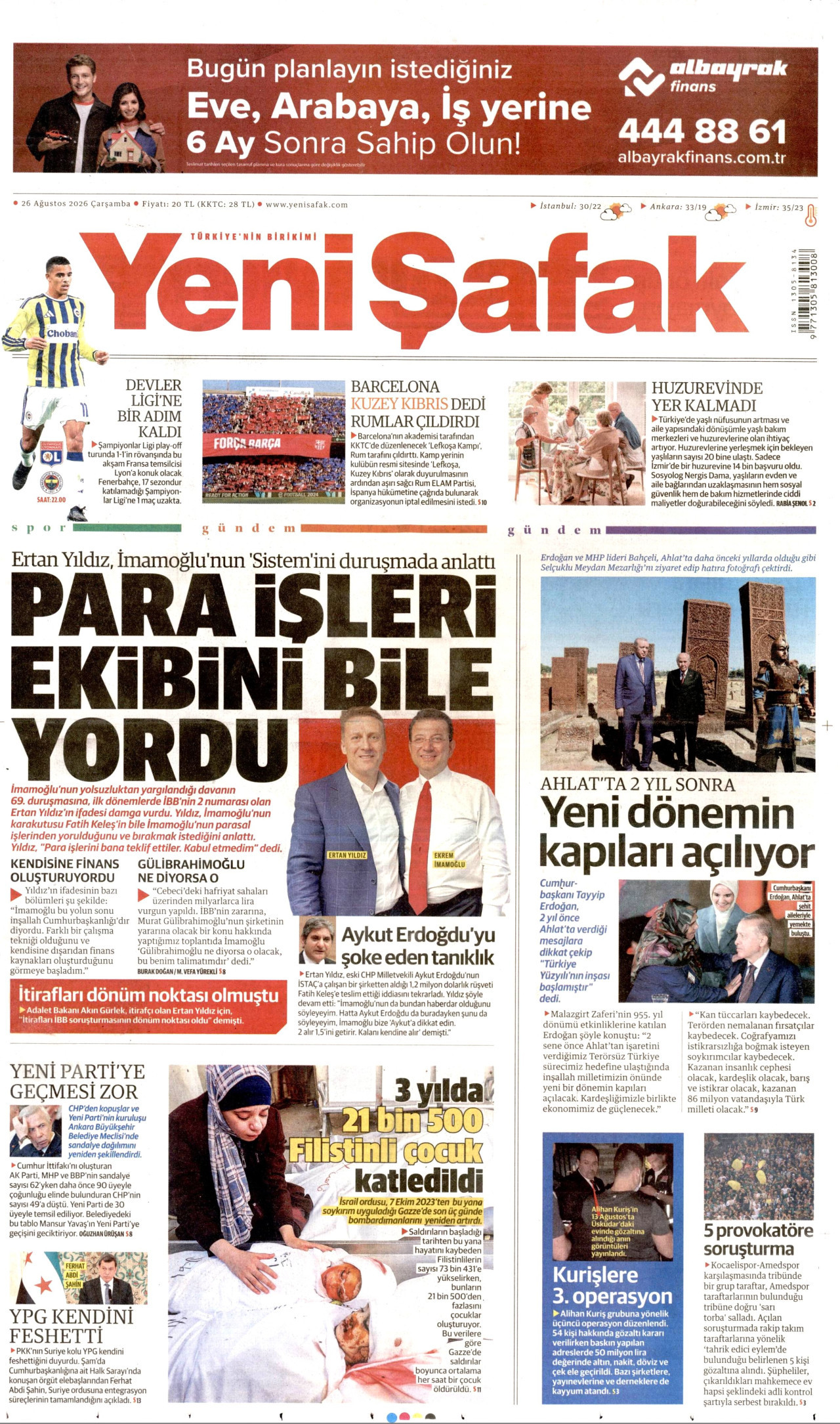 Gazeteler bugün ne yazdı? (26 Ağustos) - 10. fotoğraf