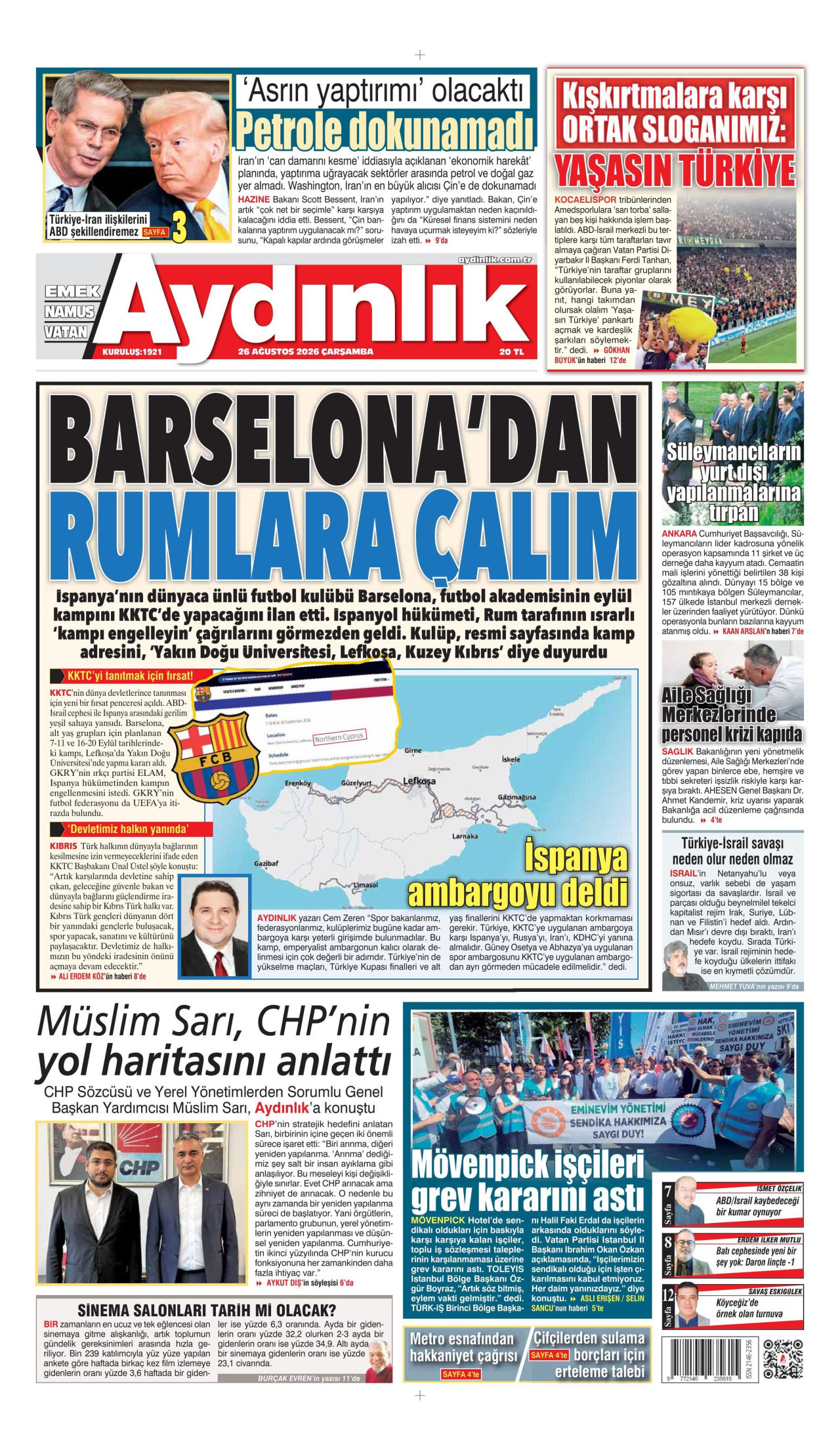 Gazeteler bugün ne yazdı? (26 Ağustos) - 5. fotoğraf