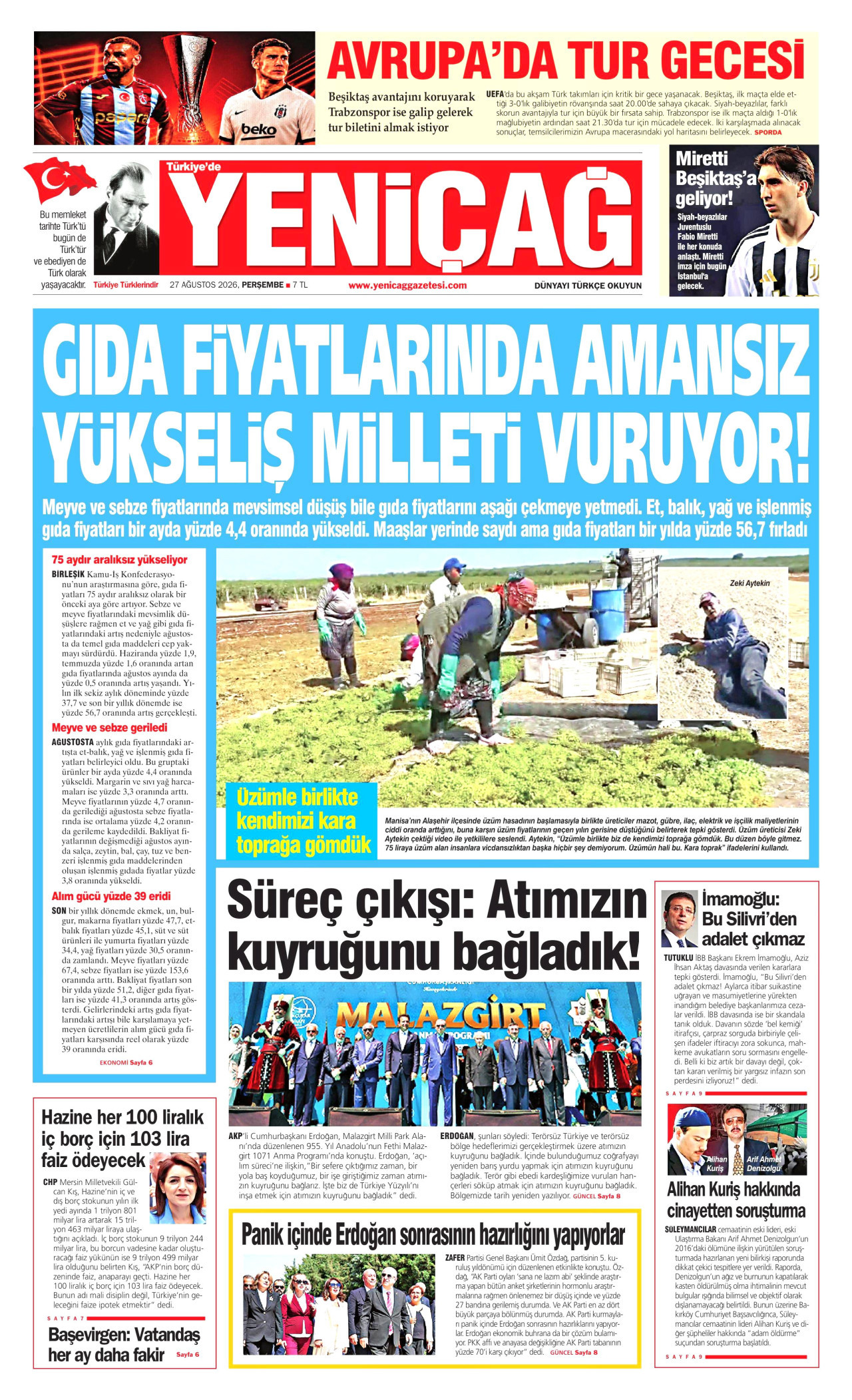Gazeteler bugün ne yazdı? (27 Ağustos) - 4. fotoğraf