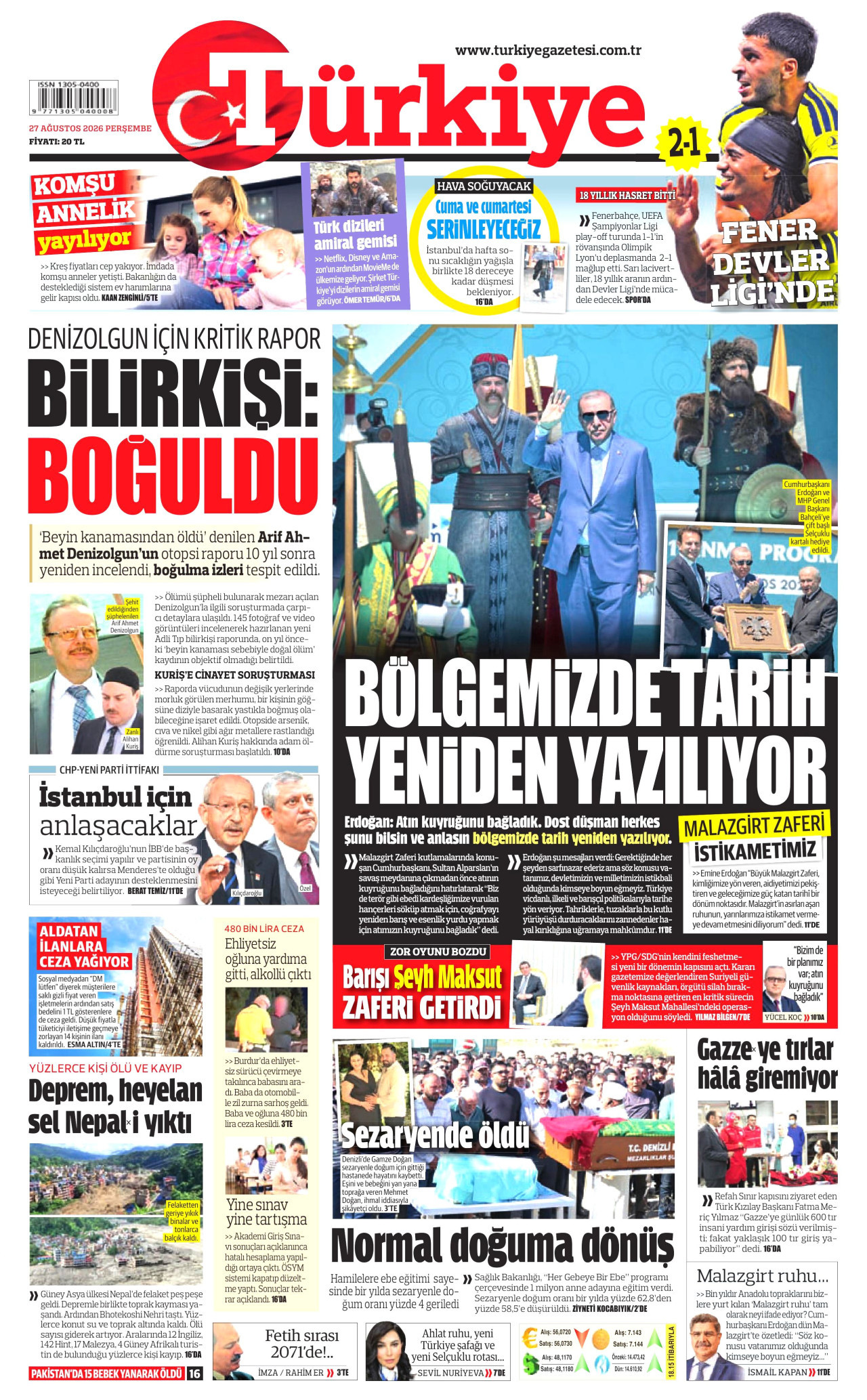 Gazeteler bugün ne yazdı? (27 Ağustos) - 5. fotoğraf