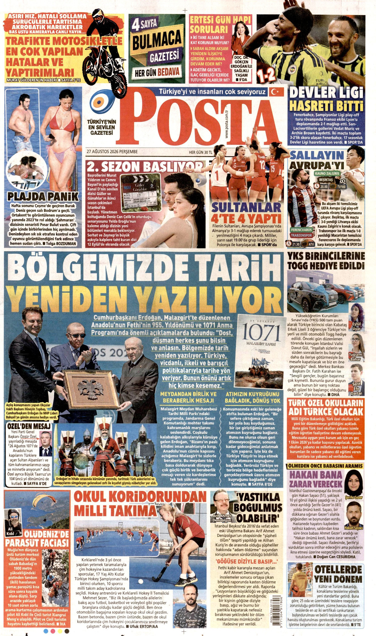 Gazeteler bugün ne yazdı? (27 Ağustos) - 11. fotoğraf