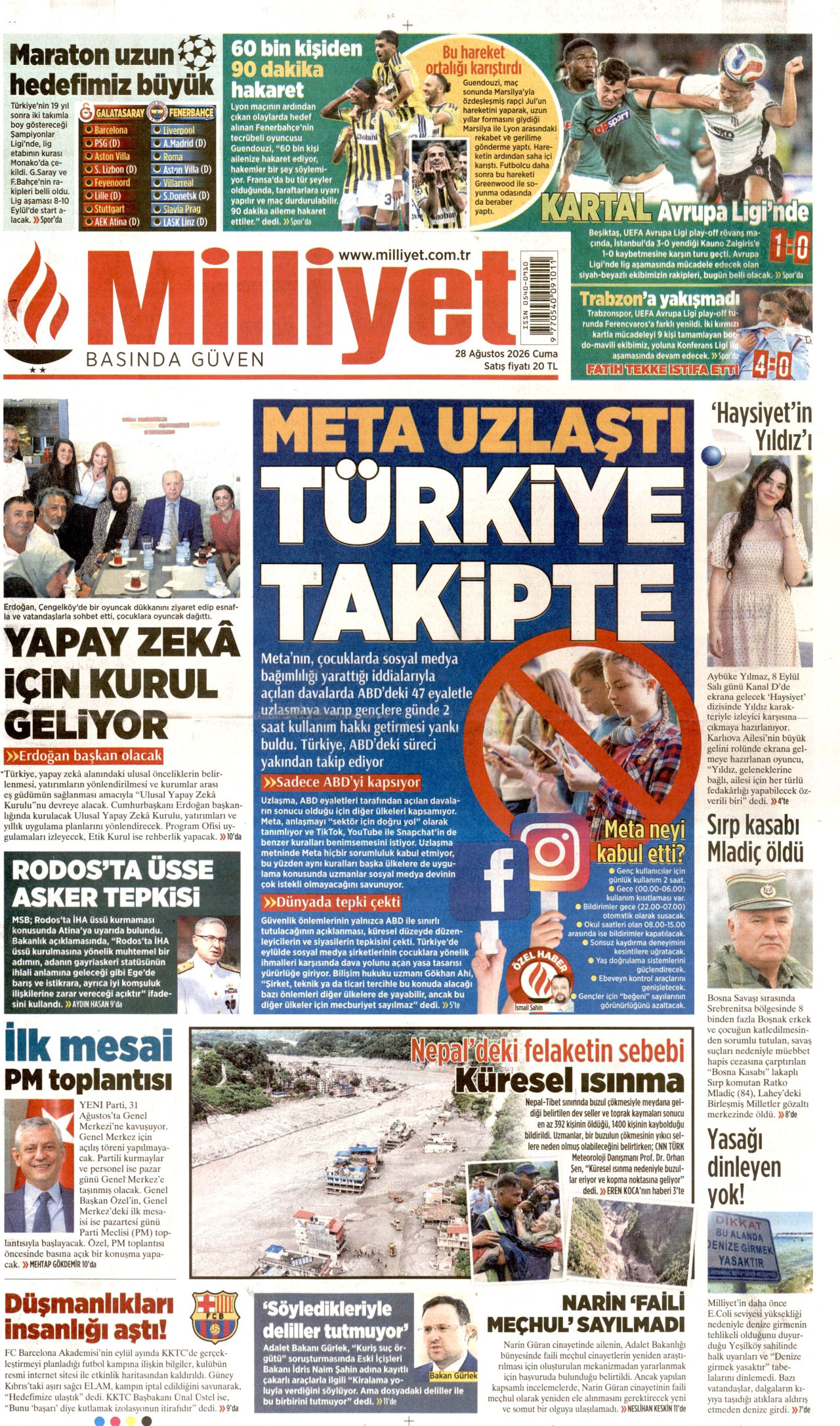 Gazeteler bugün ne yazdı? (28 Ağustos) - 10. fotoğraf