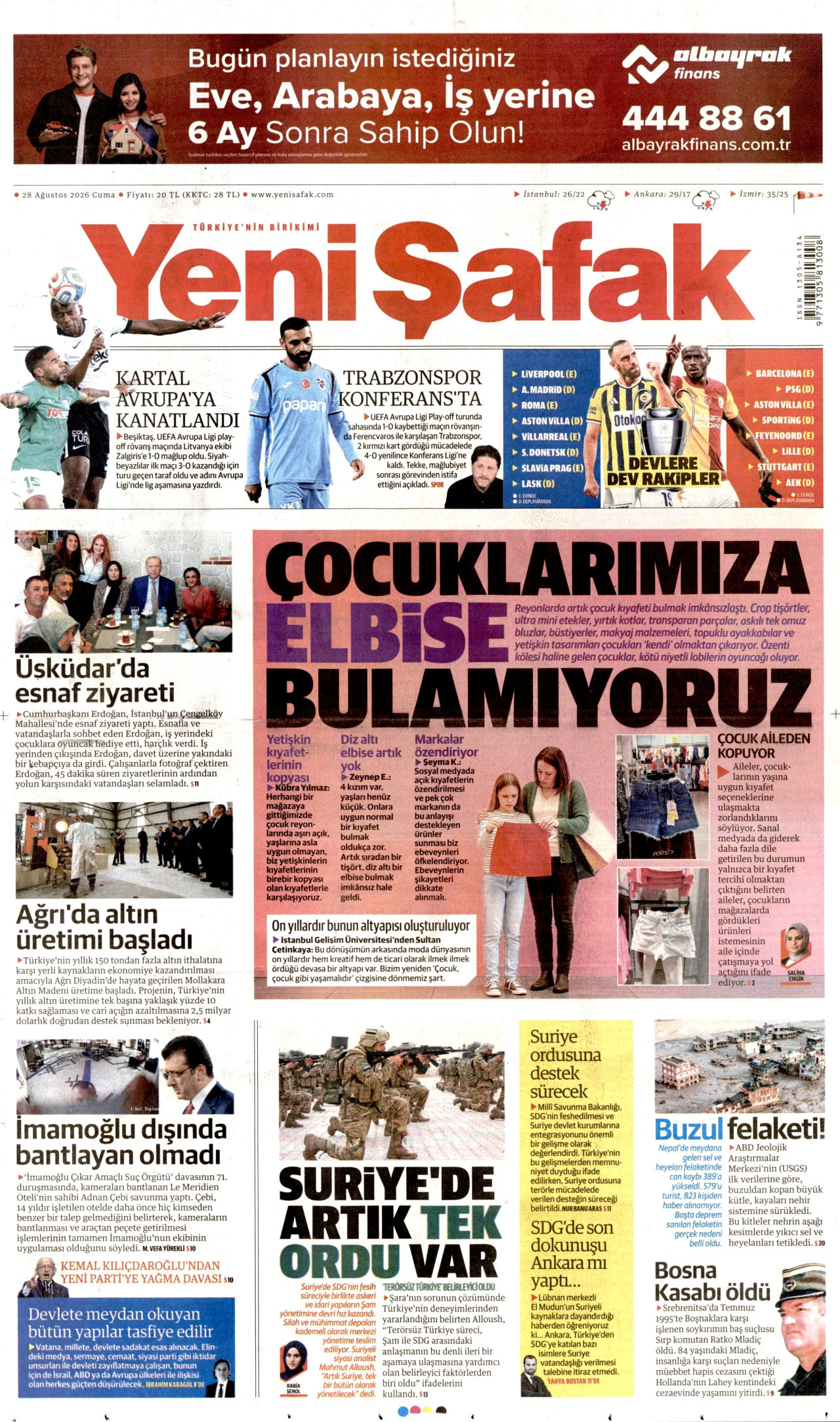 Gazeteler bugün ne yazdı? (28 Ağustos) - 8. fotoğraf
