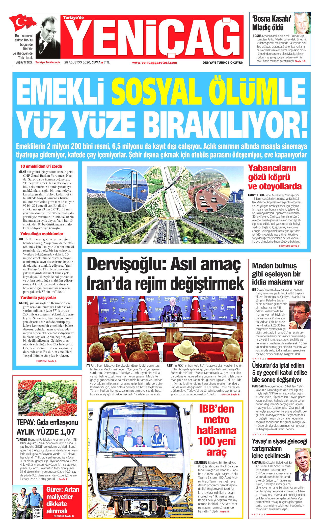 Gazeteler bugün ne yazdı? (28 Ağustos) - 5. fotoğraf