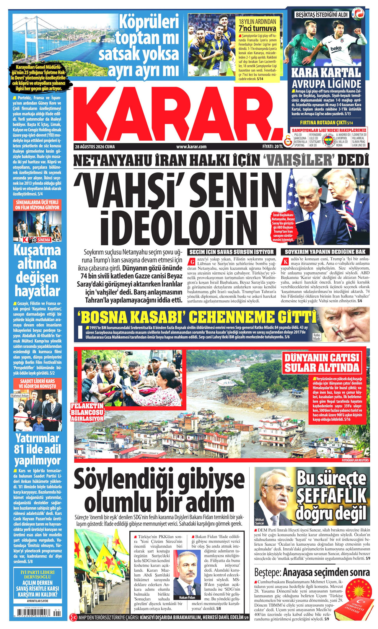 Gazeteler bugün ne yazdı? (28 Ağustos) - 9. fotoğraf