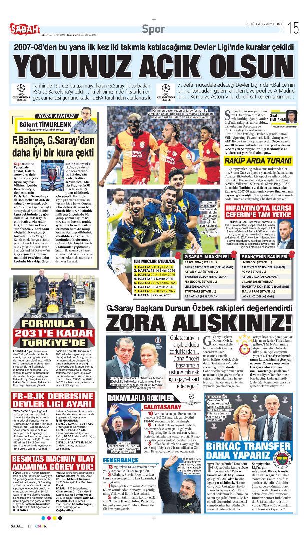 Devler Ligi hediyesi Ferdi | Spor manşetleri - 15. fotoğraf