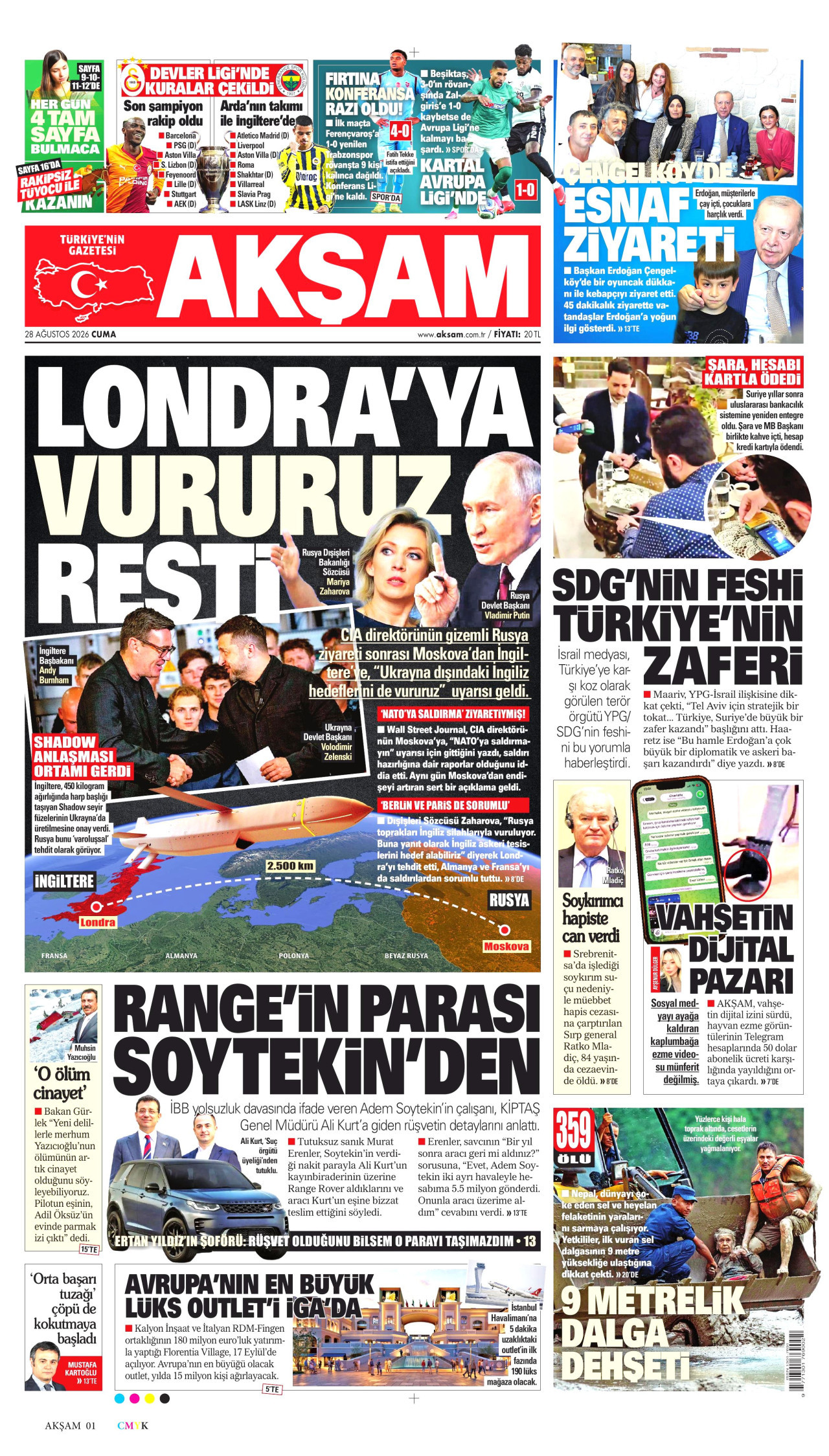 Gazeteler bugün ne yazdı? (28 Ağustos) - 11. fotoğraf