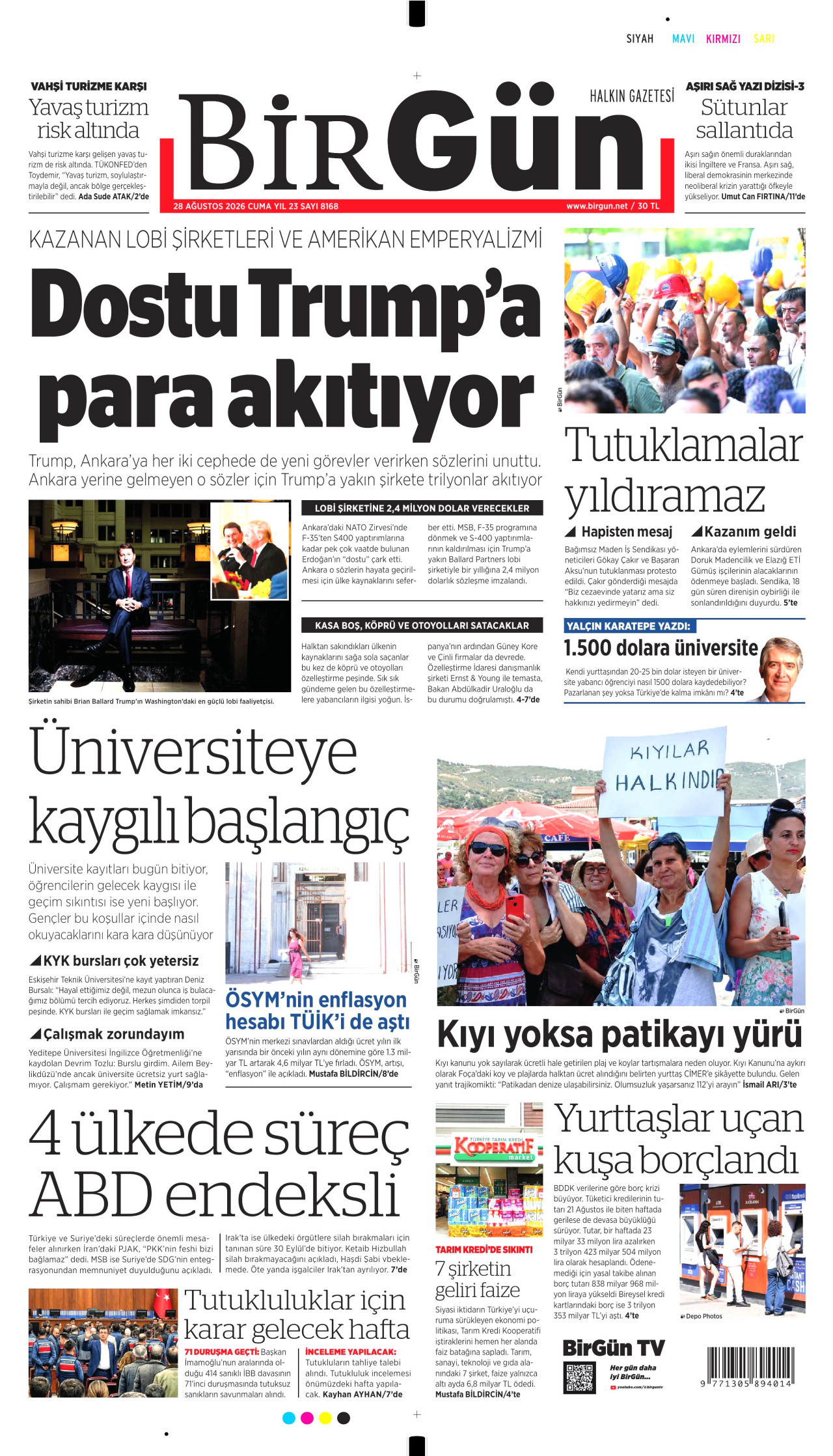 Gazeteler bugün ne yazdı? (28 Ağustos) - 1. fotoğraf