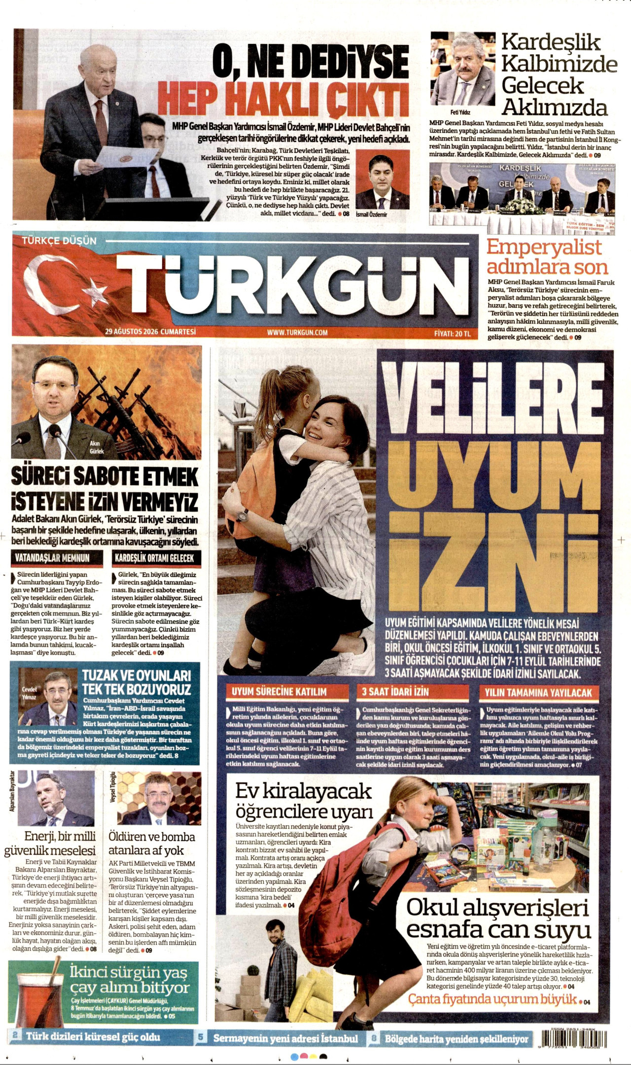 Gazeteler bugün ne yazdı? (29 Ağustos) - 12. fotoğraf