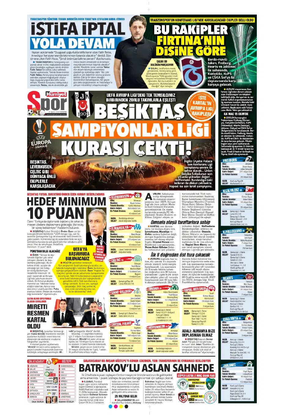 Aslanım Leao! Spor basını bugün ne yazdı? (29 Ağustos) - 10. fotoğraf