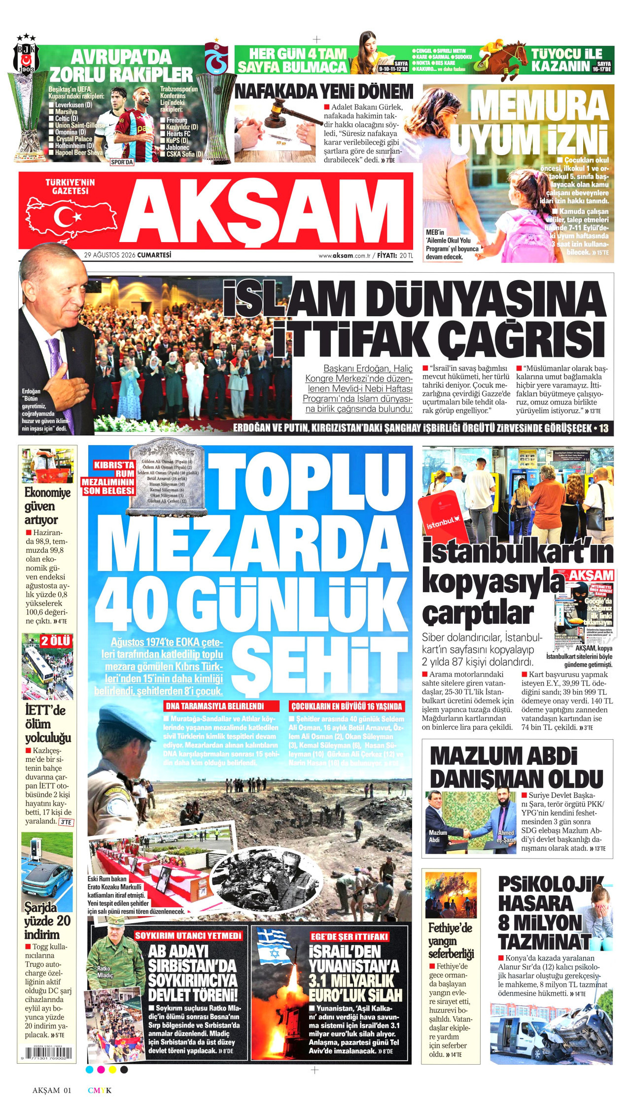 Gazeteler bugün ne yazdı? (29 Ağustos) - 6. fotoğraf