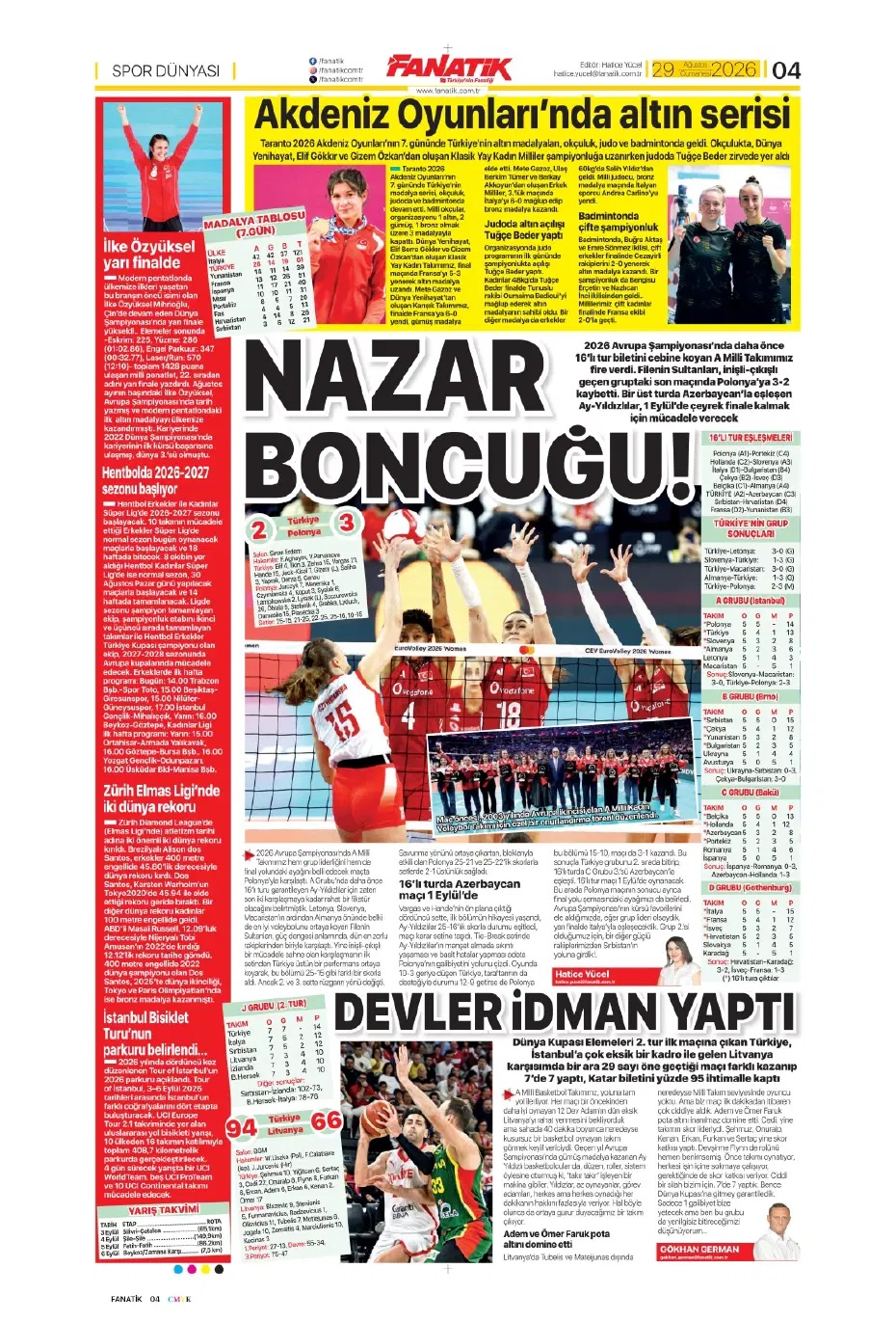 Aslanım Leao! Spor basını bugün ne yazdı? (29 Ağustos) - 9. fotoğraf